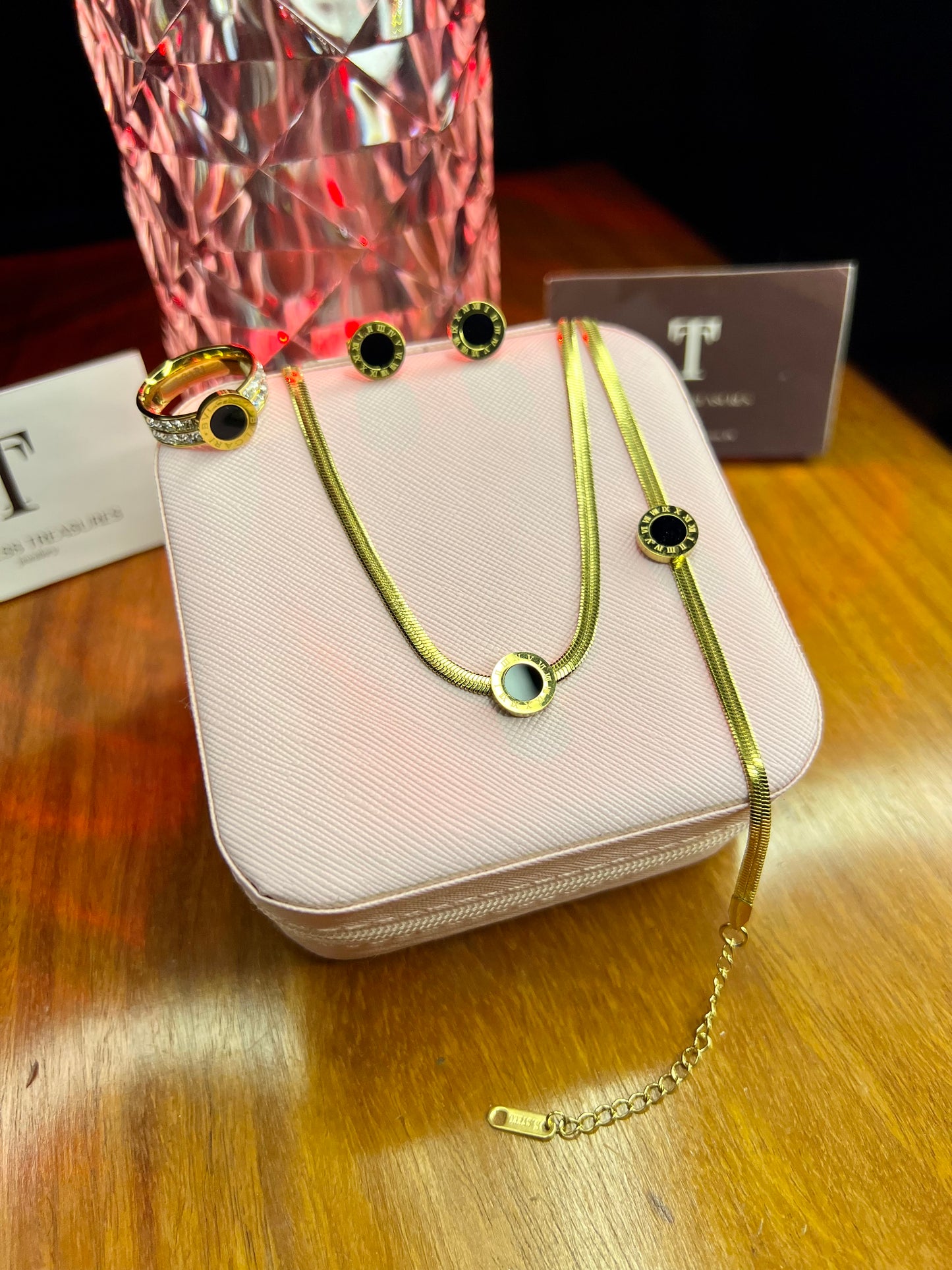 Premium Quality Stainless Steel 18k Roman 4pc Set