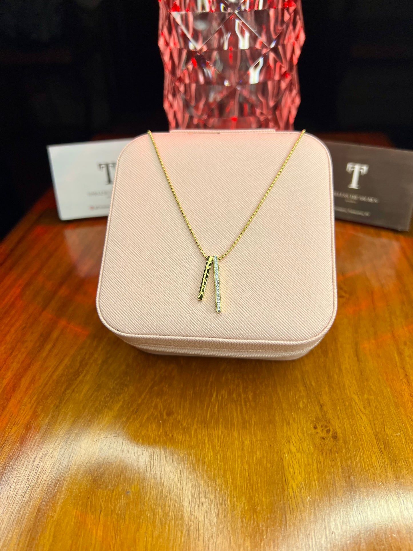 Premium Quality Stainless Steel 18k Roman Slides Luxury Necklace