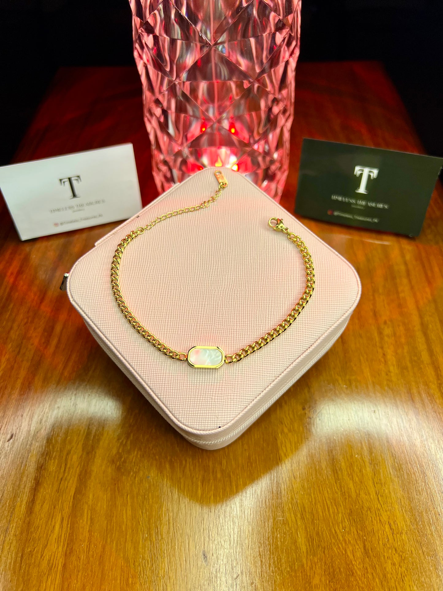 Premium Quality Stainless Steel 18k Tag Bracelet