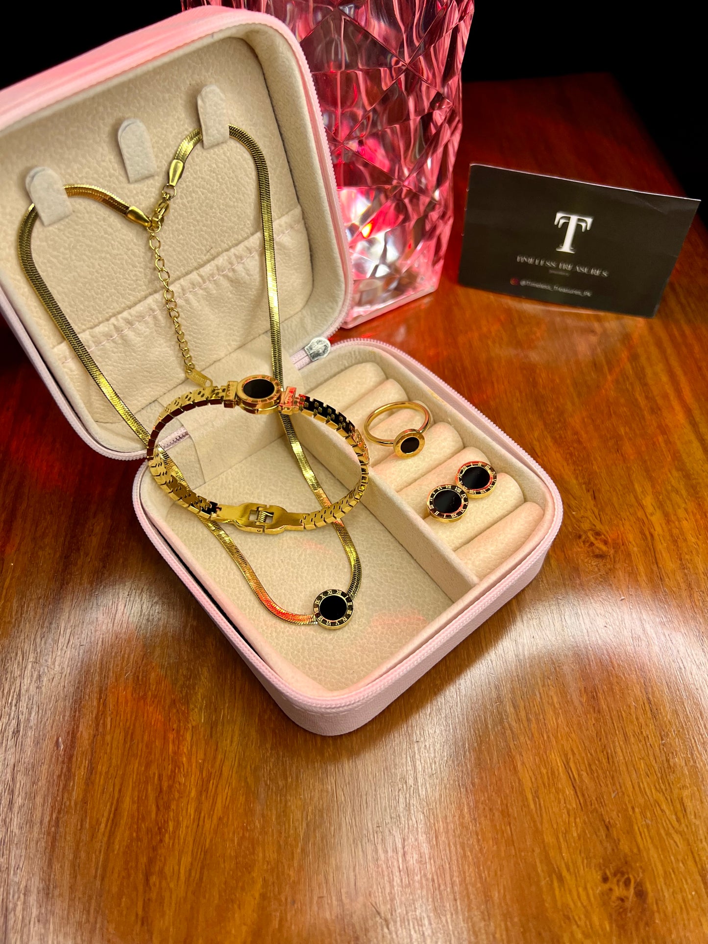 Premium Quality Stainless Steel 18k Roman 4pc Complete Set