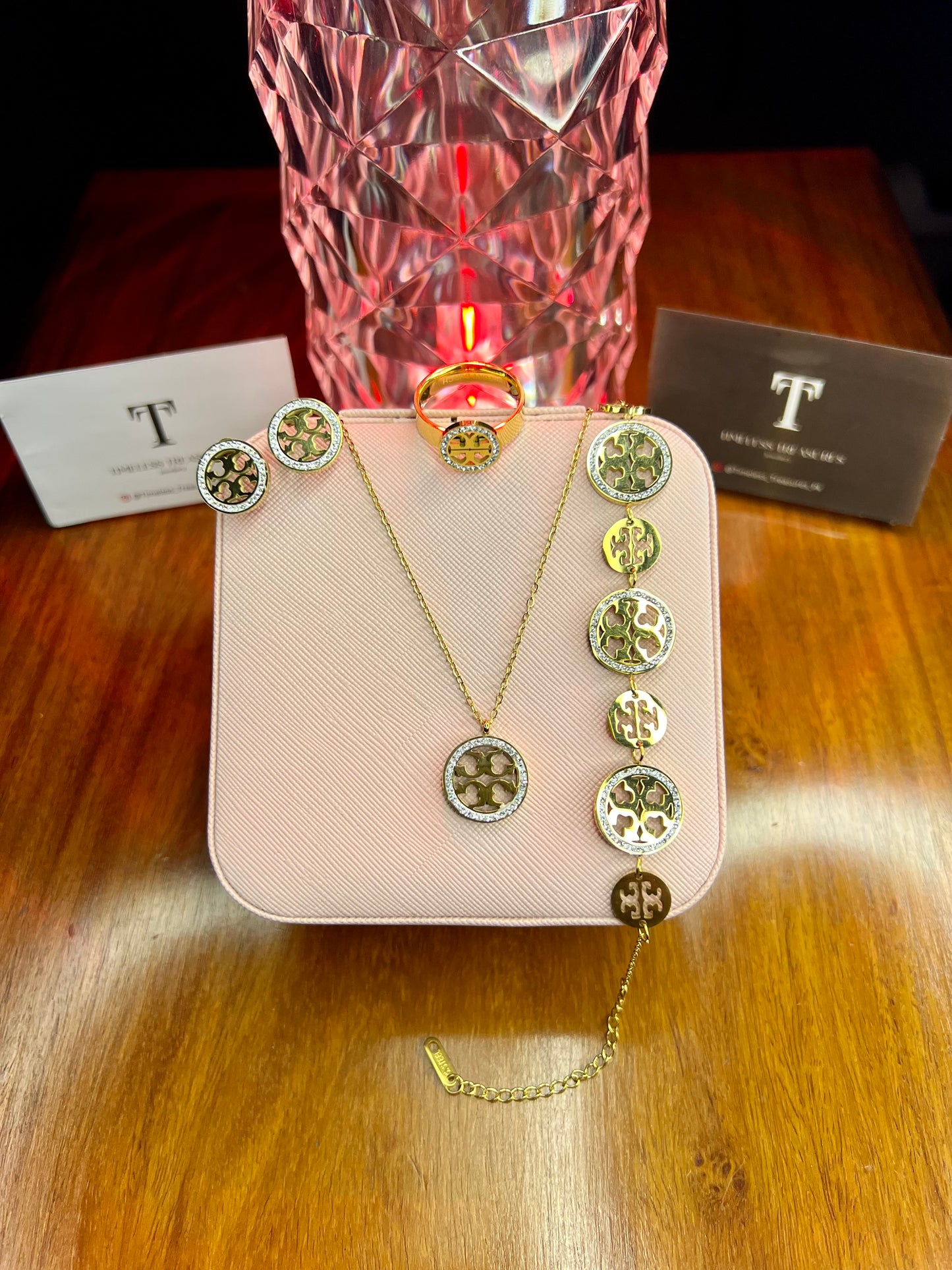 Premium Quality Stainless Steel 18k Tory 4pc Set