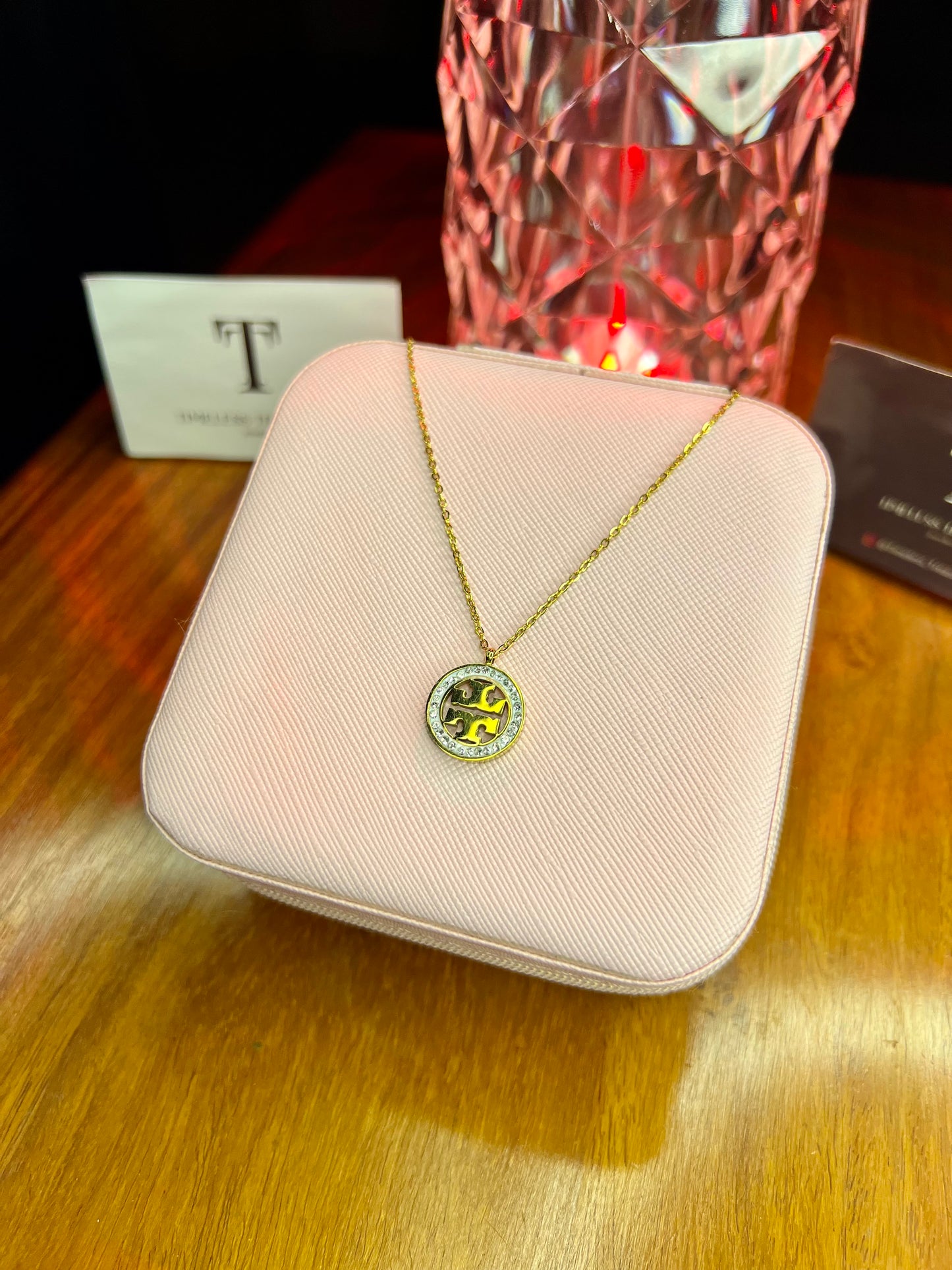 Premium Quality Stainless Steel 18k Tory Classic Necklace