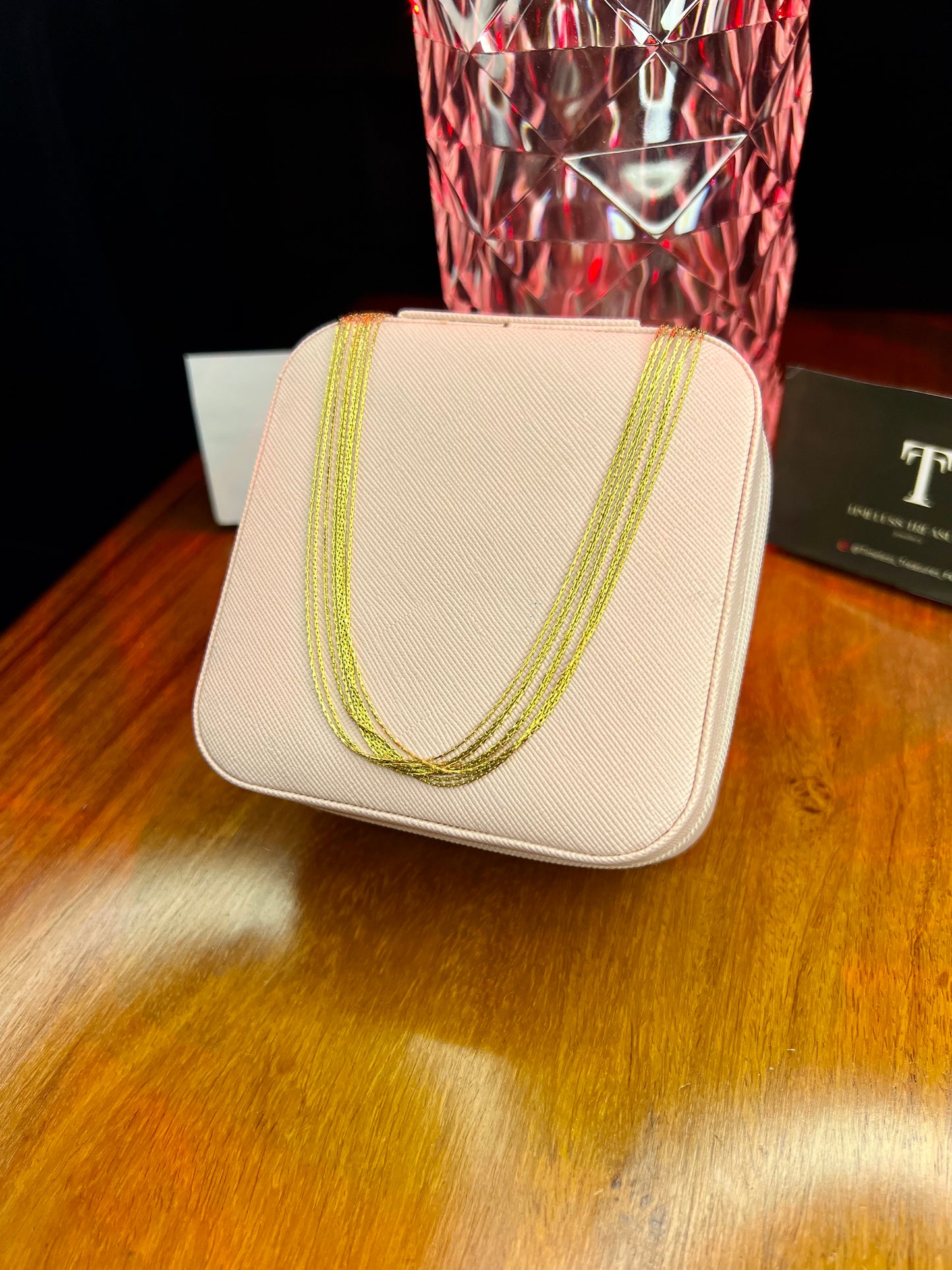 Premium Quality Stainless Steel 18k Gold Plated Layered Necklace