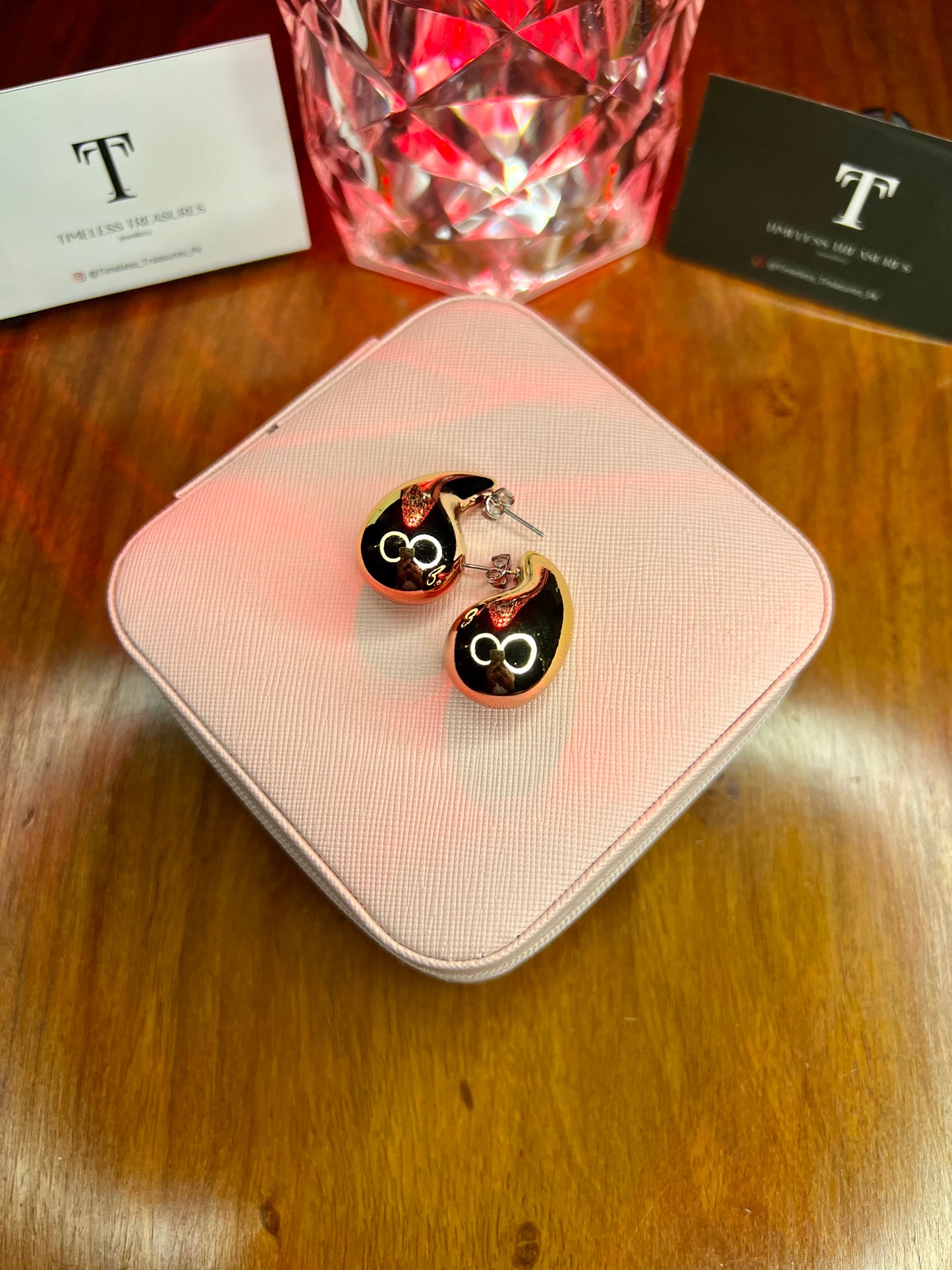 Premium Quality Stainless Steel 18k Drop Enamel EarStuds