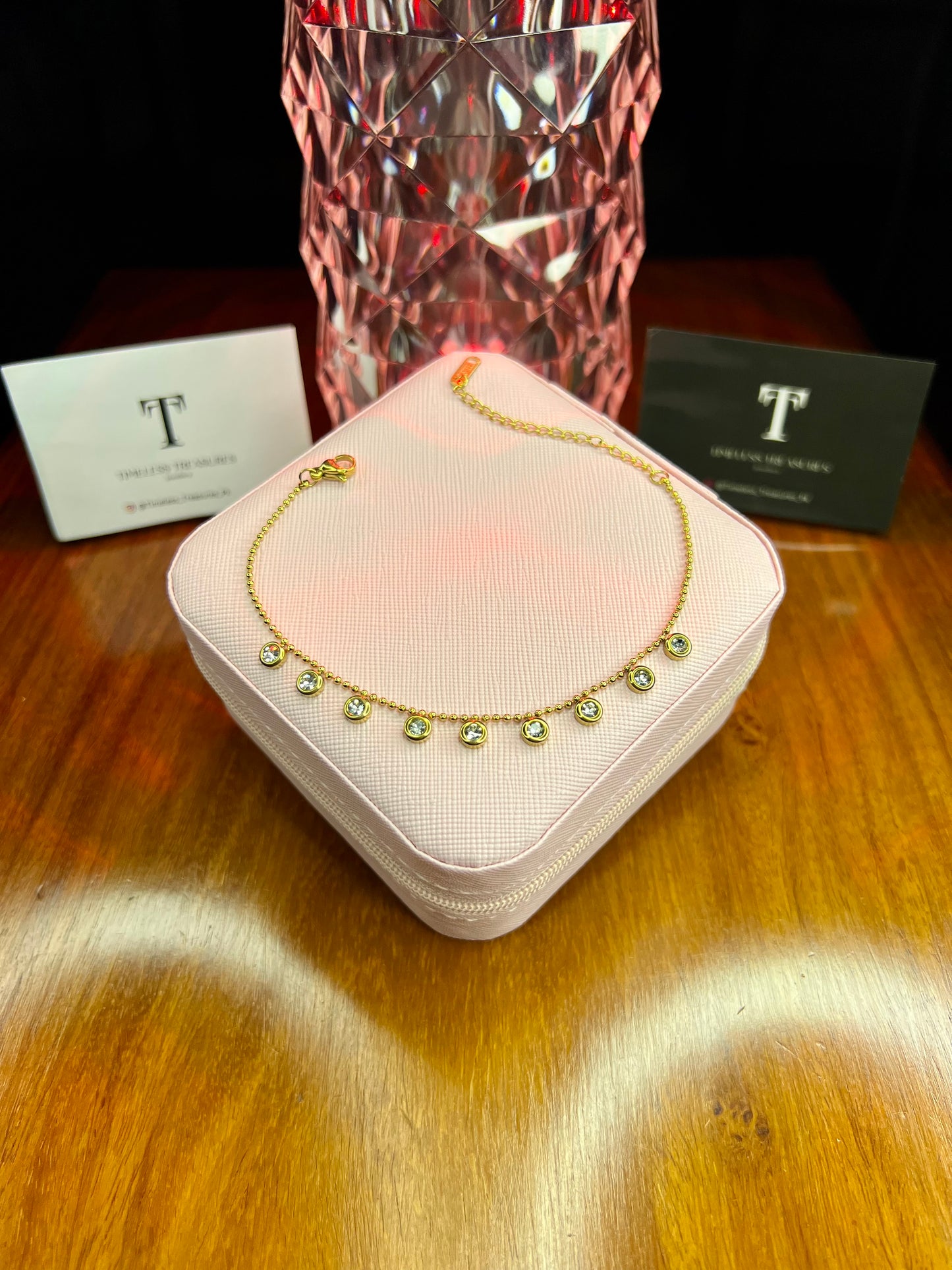 Premium Quality Stainless Steel 18k MoonStone Bracelet