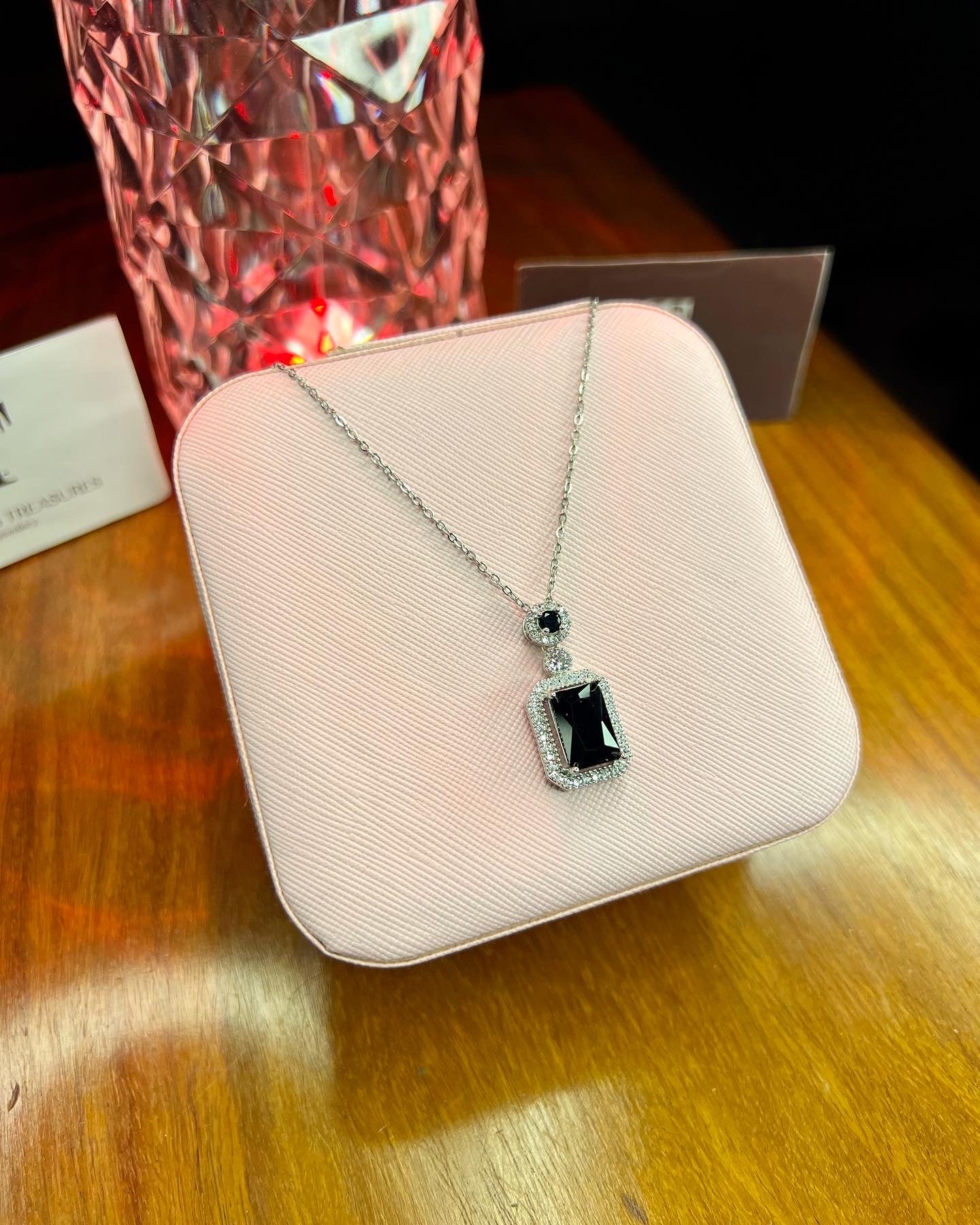 Premium Quality Stainless Steel Stone Necklace