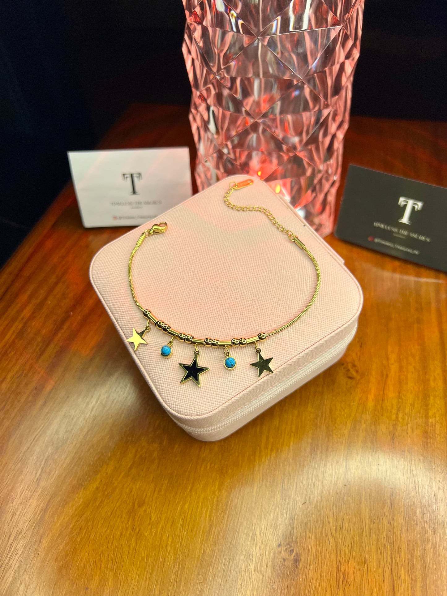 Premium Quality Stainless Steel 18k Luxury Star Bracelet