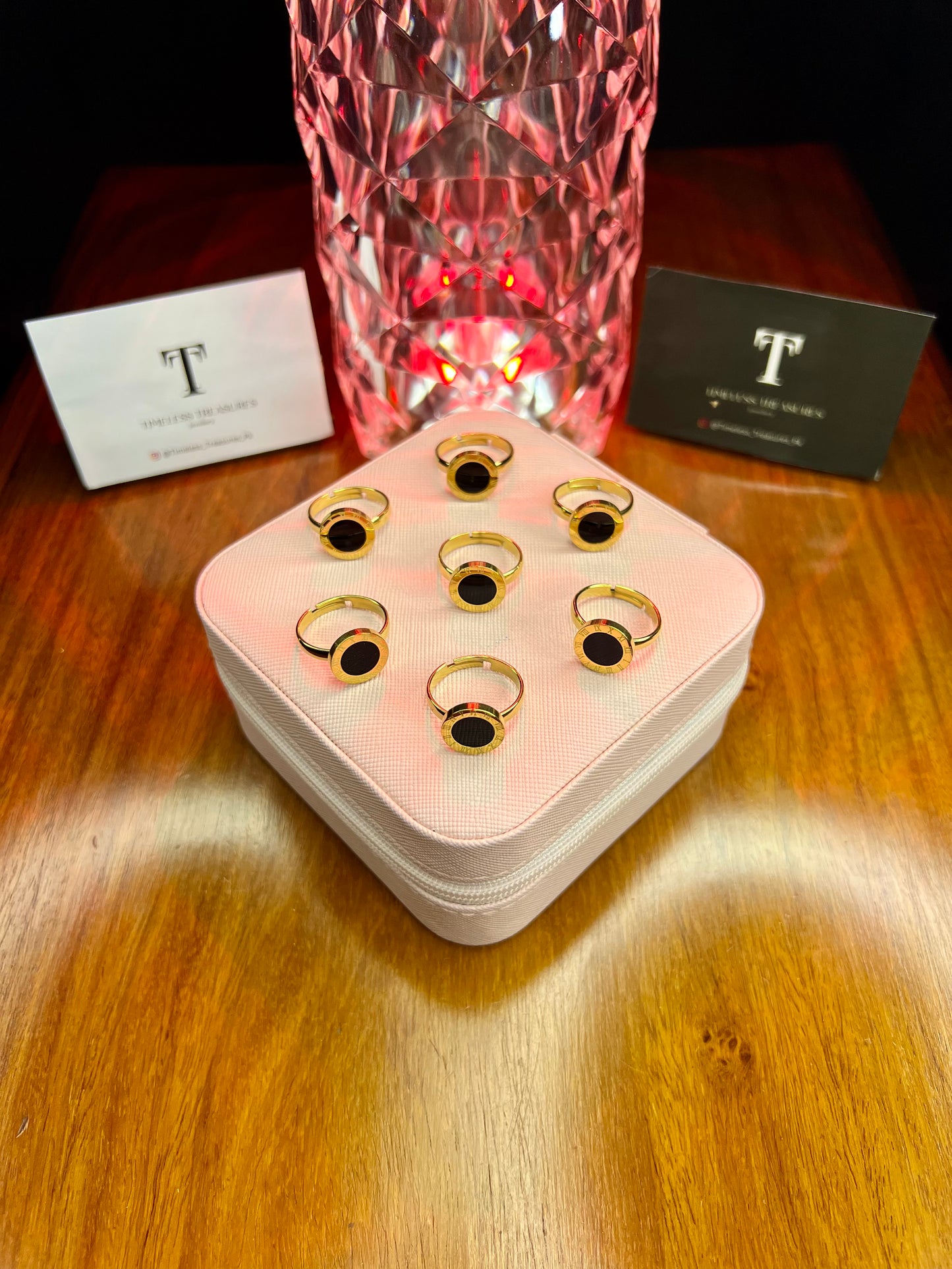 Premium Quality Stainless Steel 18k Roman Ring