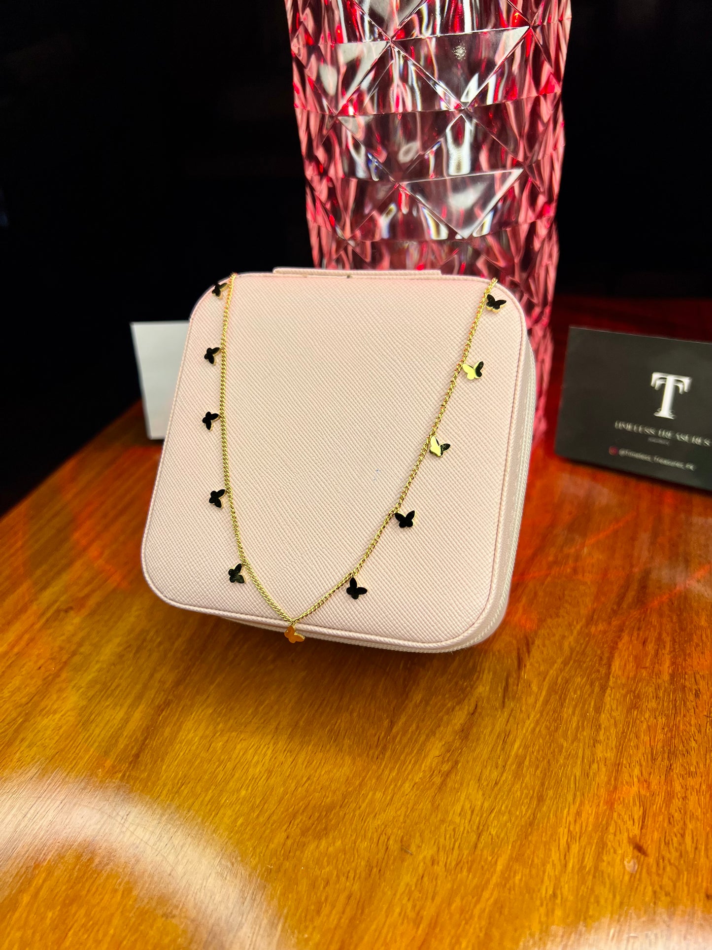 Premium Quality Stainless Steel 18k Butterfly Bliss Chain