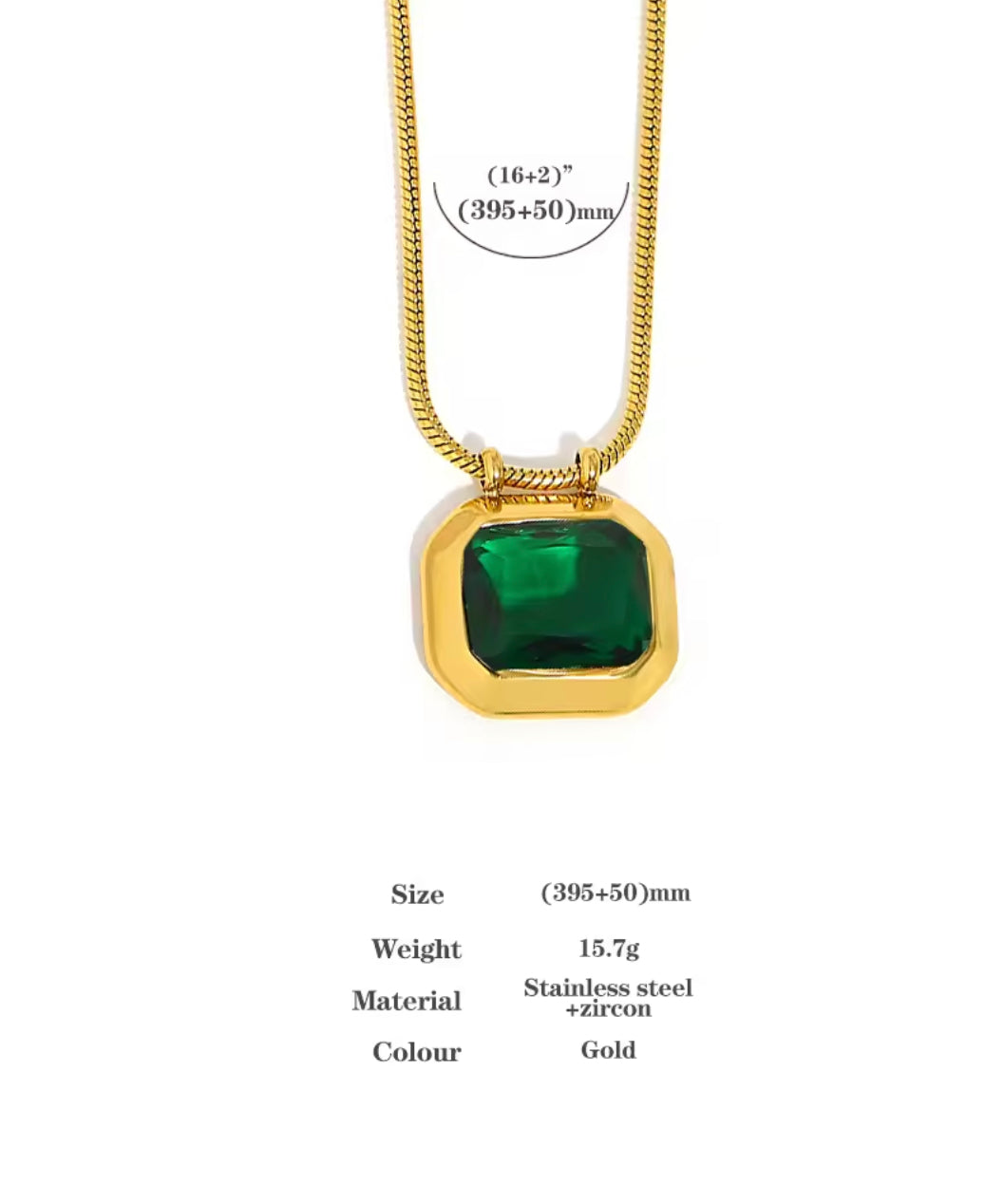 Premium Quality Stainless Steel 18k Lumiere Pendant