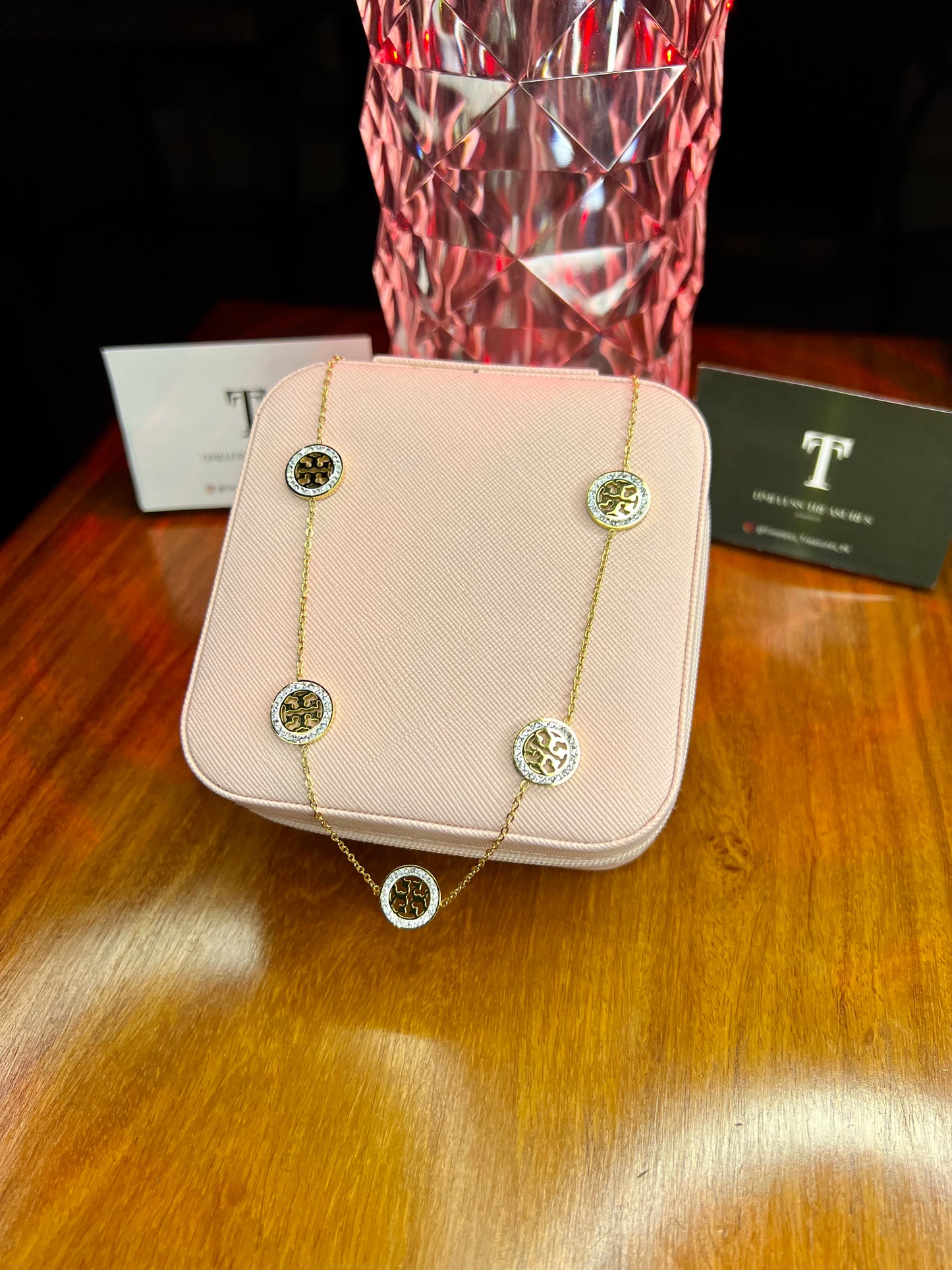 Premium Quality Stainless Steel 18k Tory 5 Motifs