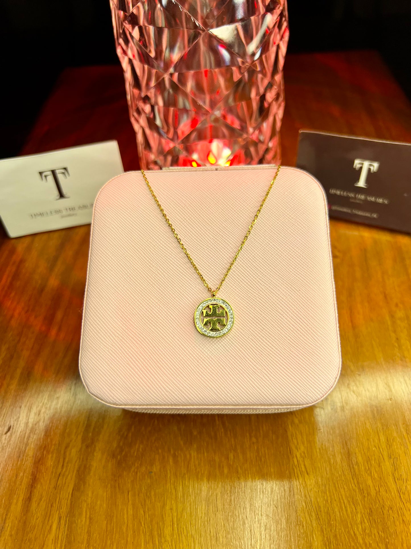 Premium Quality Stainless Steel 18k Tory Classic Necklace