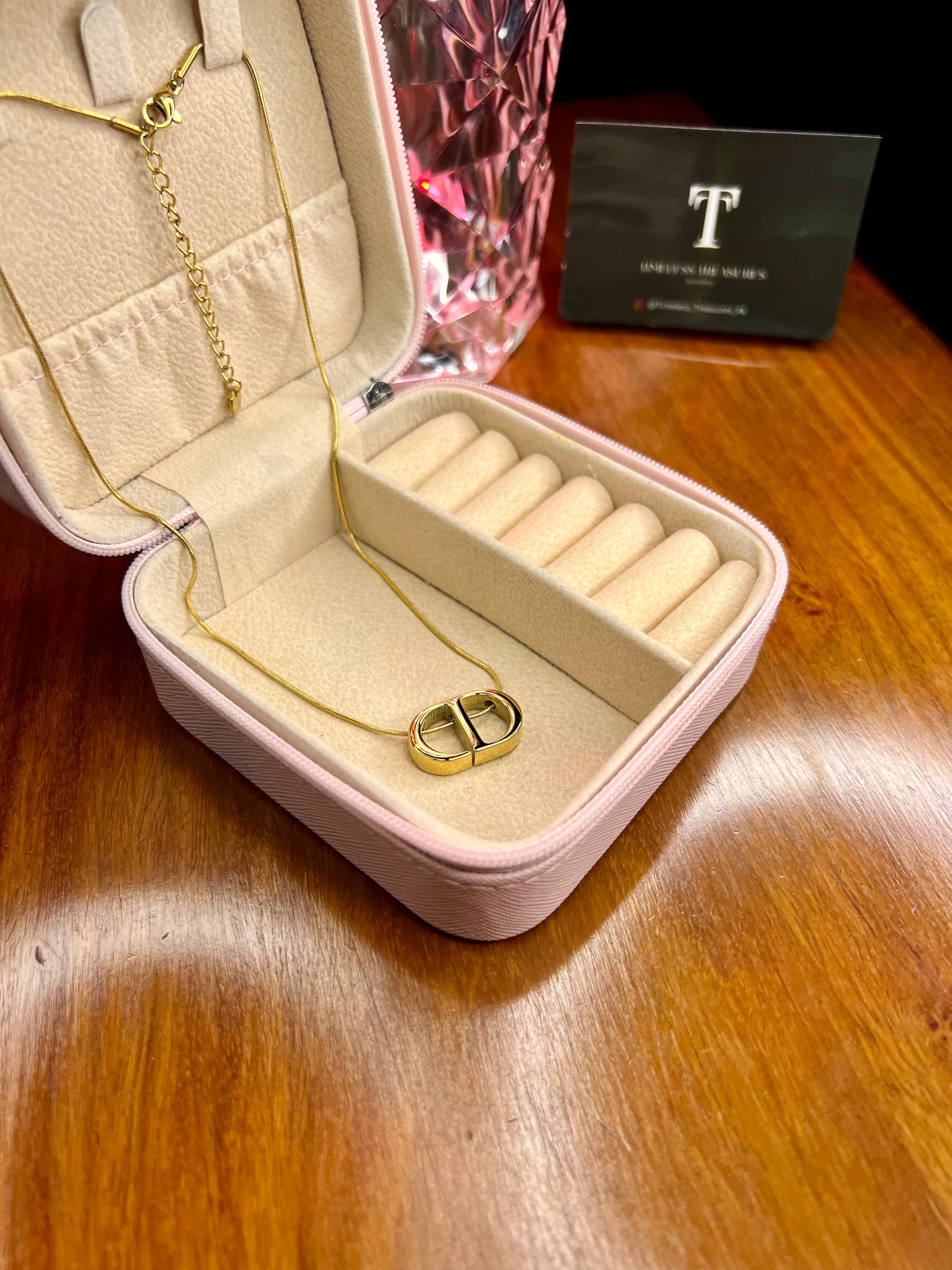 Premium Quality Stainless Steel 18k Dior Gold Necklace