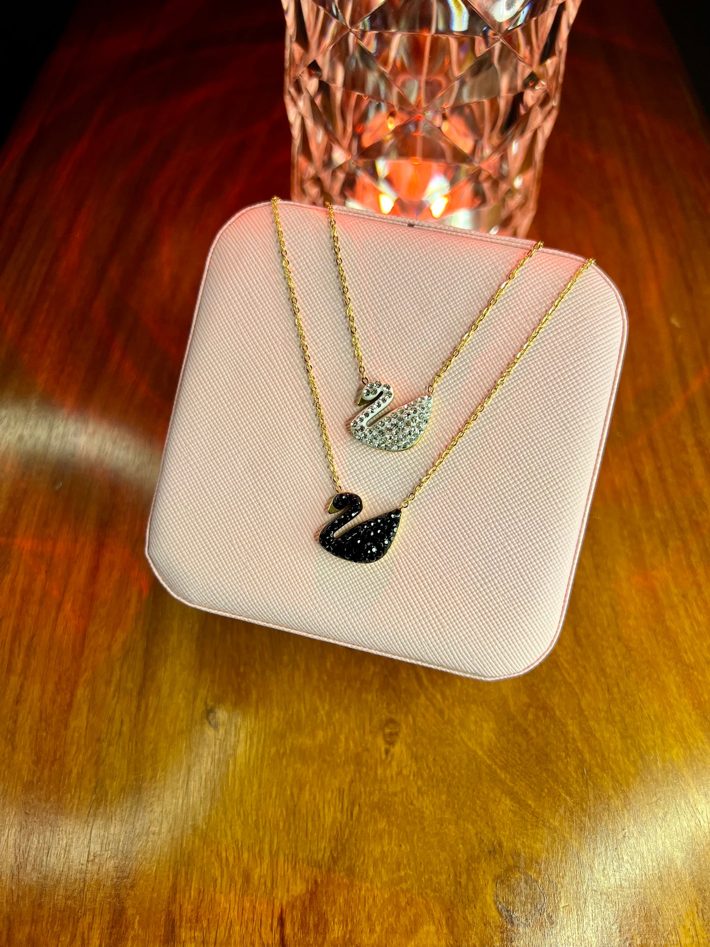 Premium Quality Stainless Steel 18k Swan Necklace
