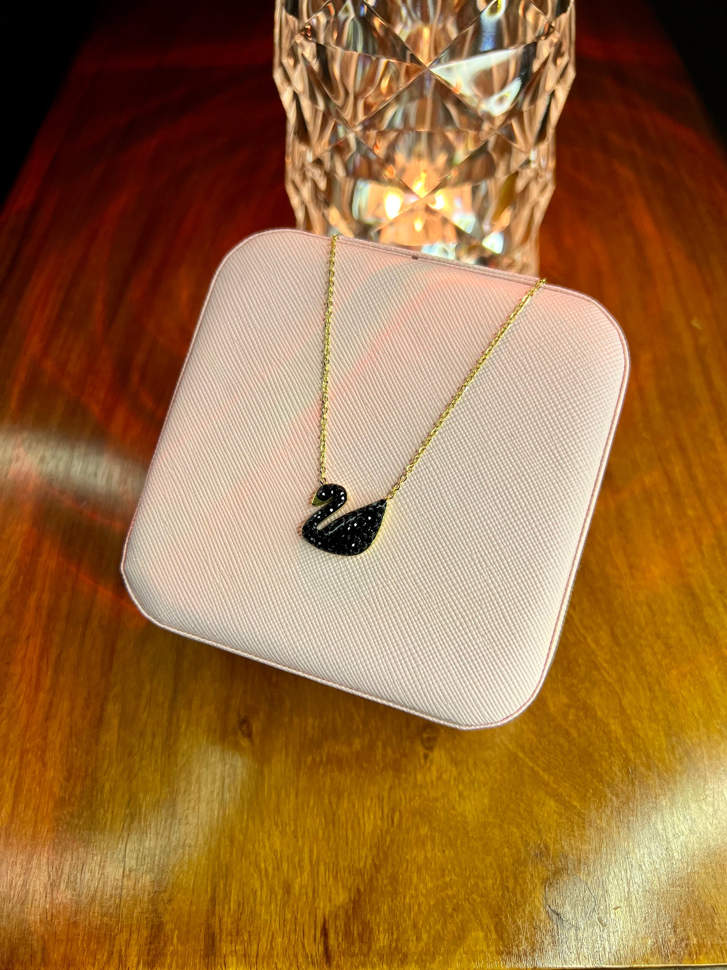 Premium Quality Stainless Steel 18k Swan Necklace
