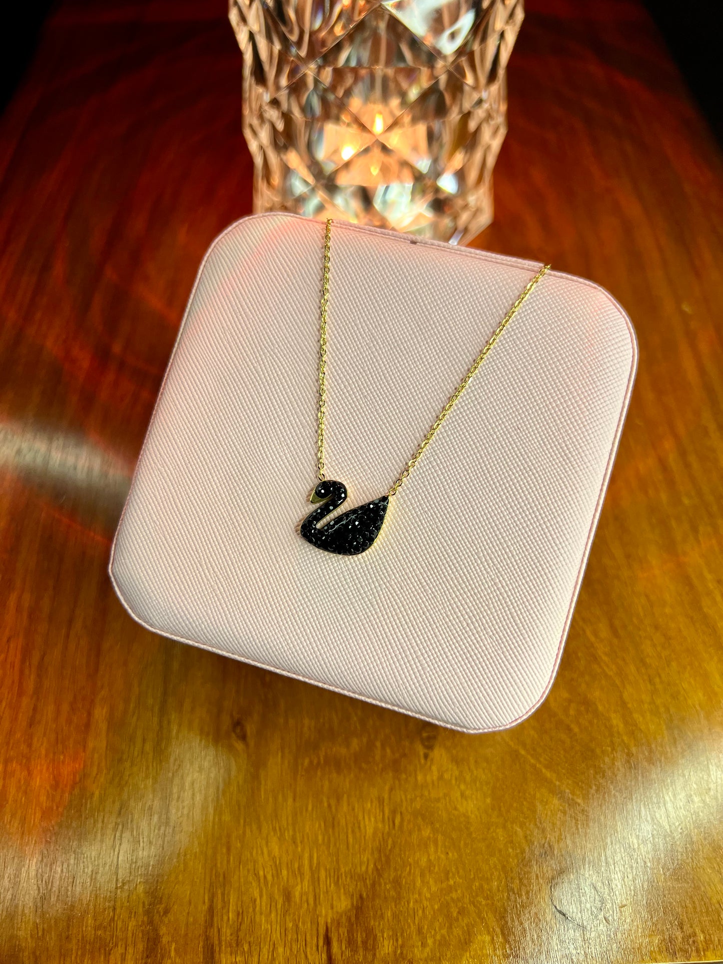Premium Quality Stainless Steel 18k Swan Necklace