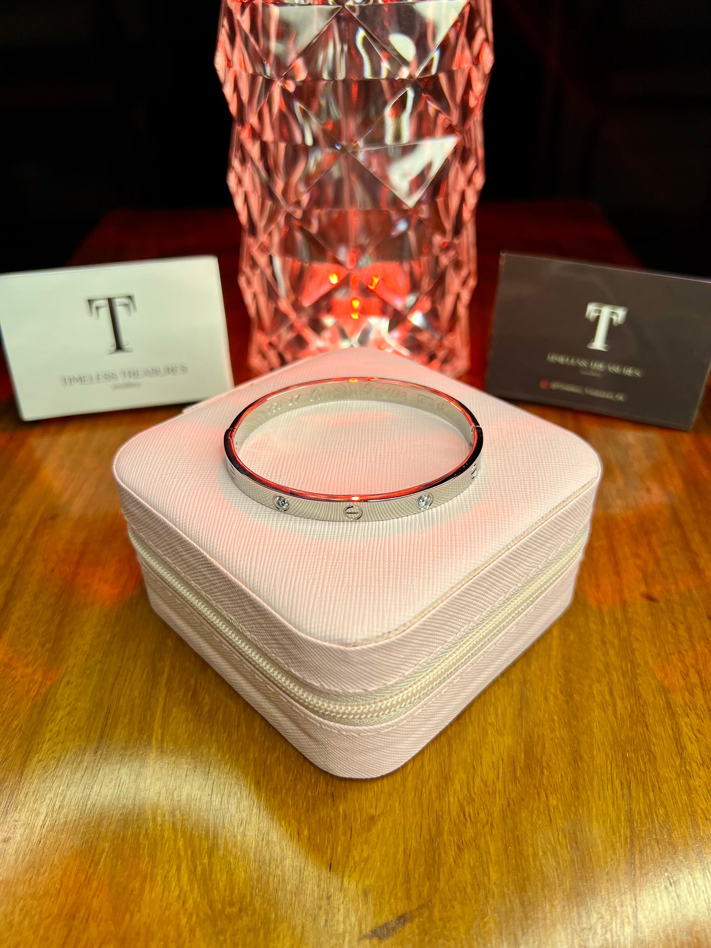 Premium Quality Stainless Steel Cartier Inspired Silver Handcuff