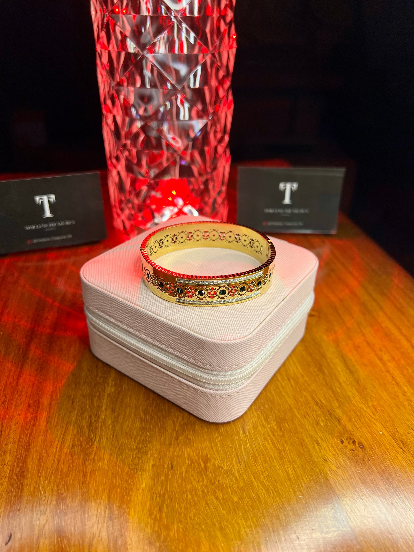 Premium Quality Stainless Steel 18k Royal Egyptian Bangle