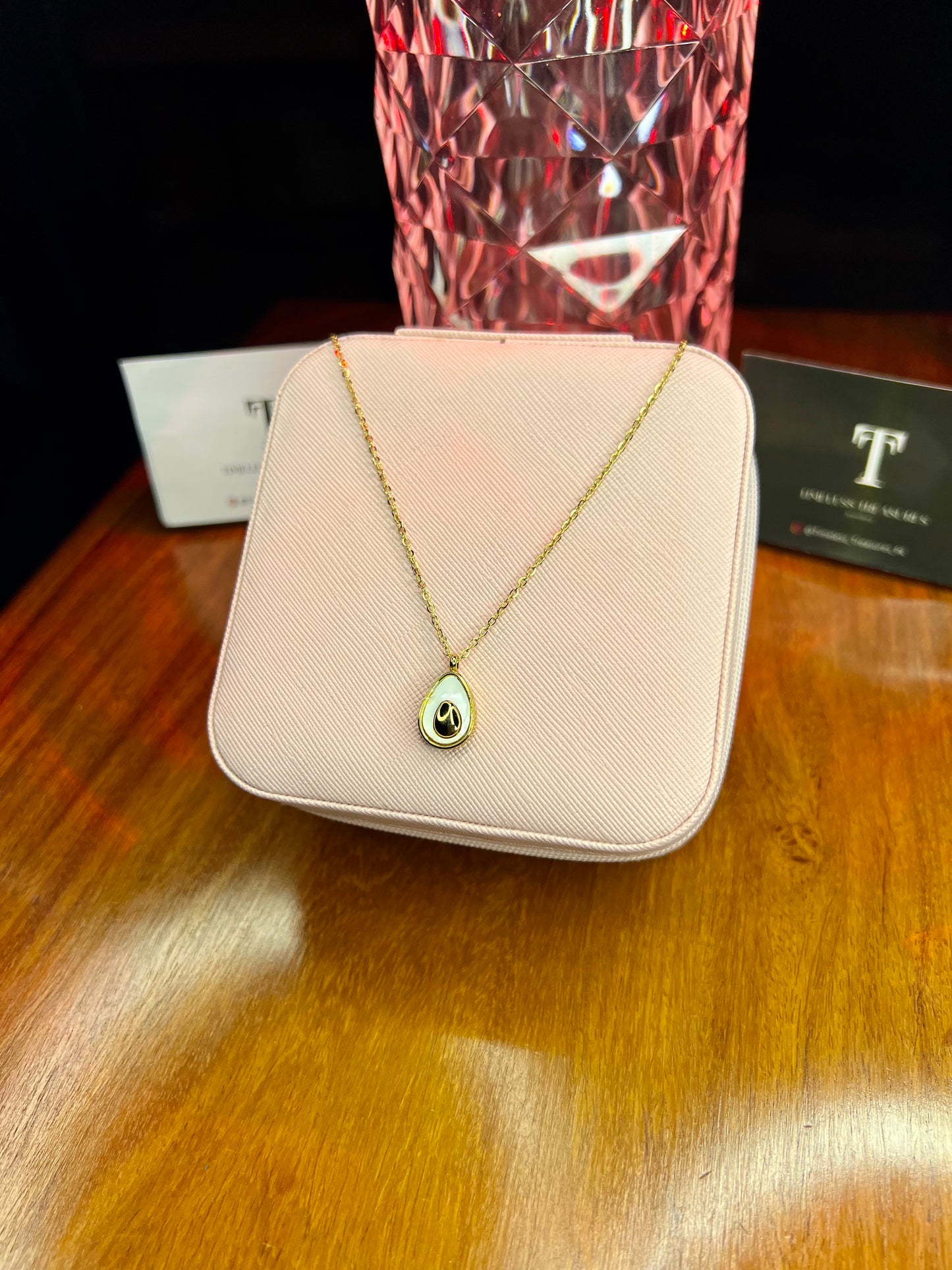 Premium Quality Stainless Steel 18k White n Gold Necklace