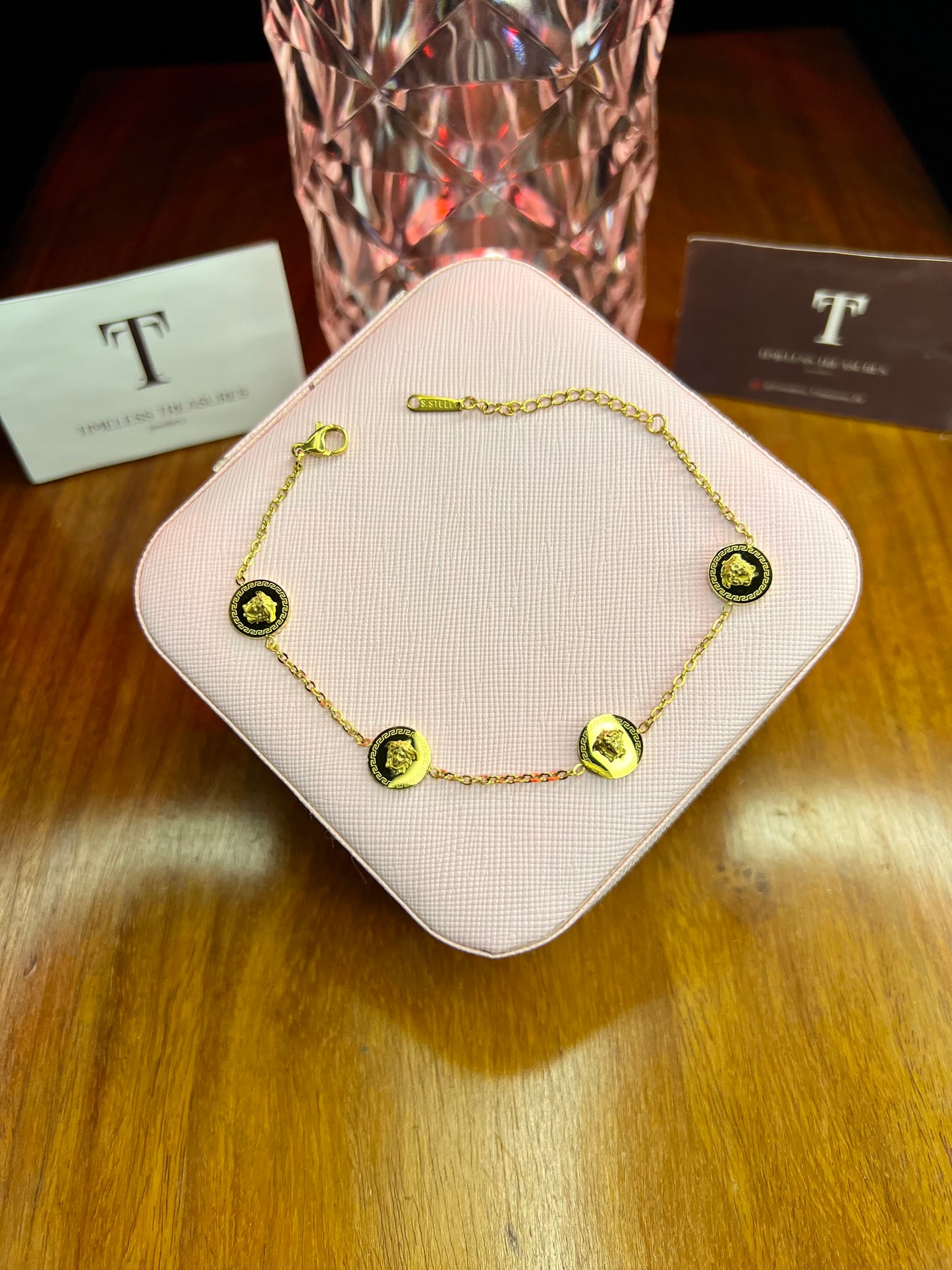 Premium Quality Stainless Steel 18k Versace Luxury Bracelet