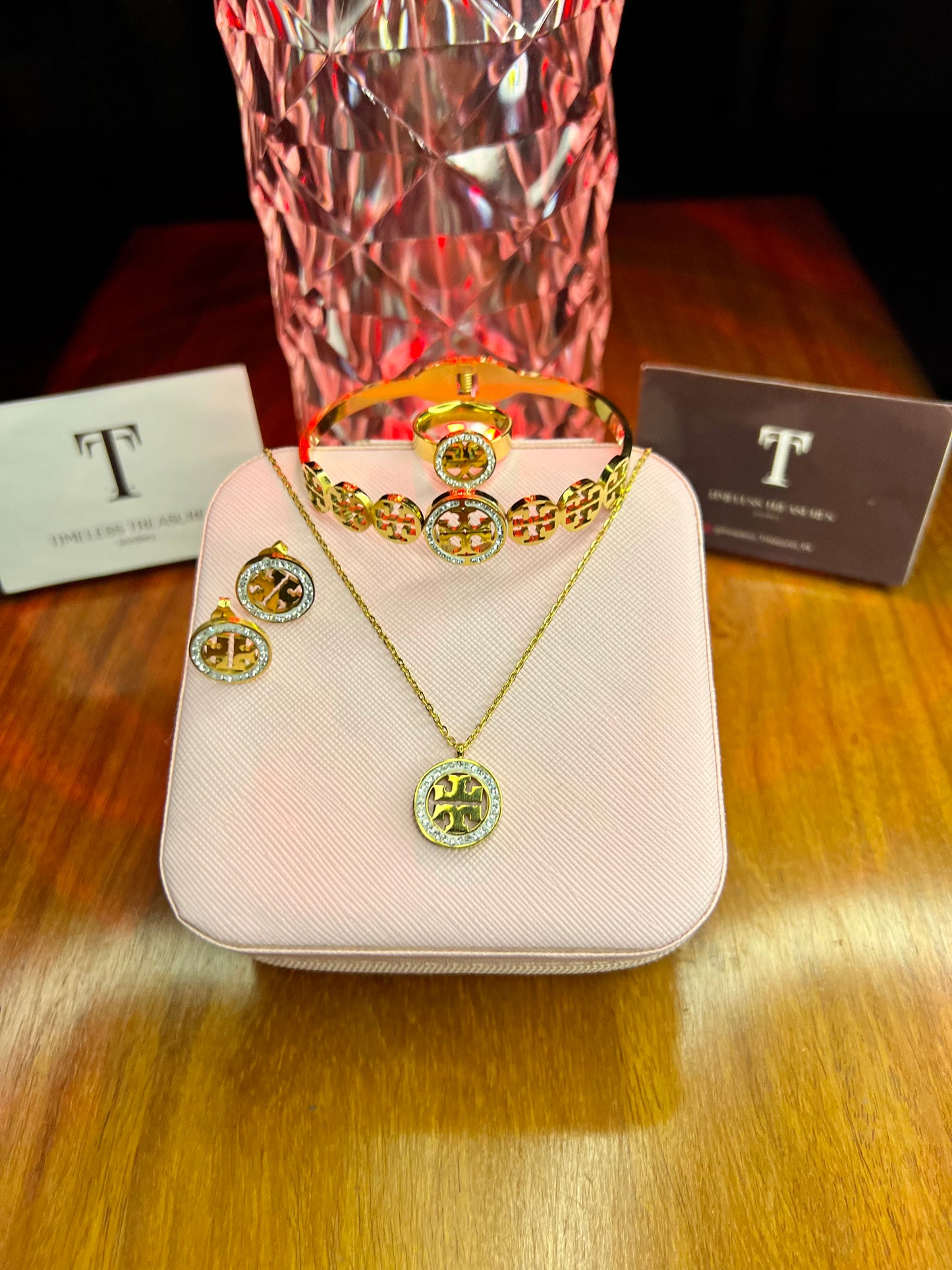 Premium Quality Stainless Steel 18k Tory Classic 4pc Complete Set