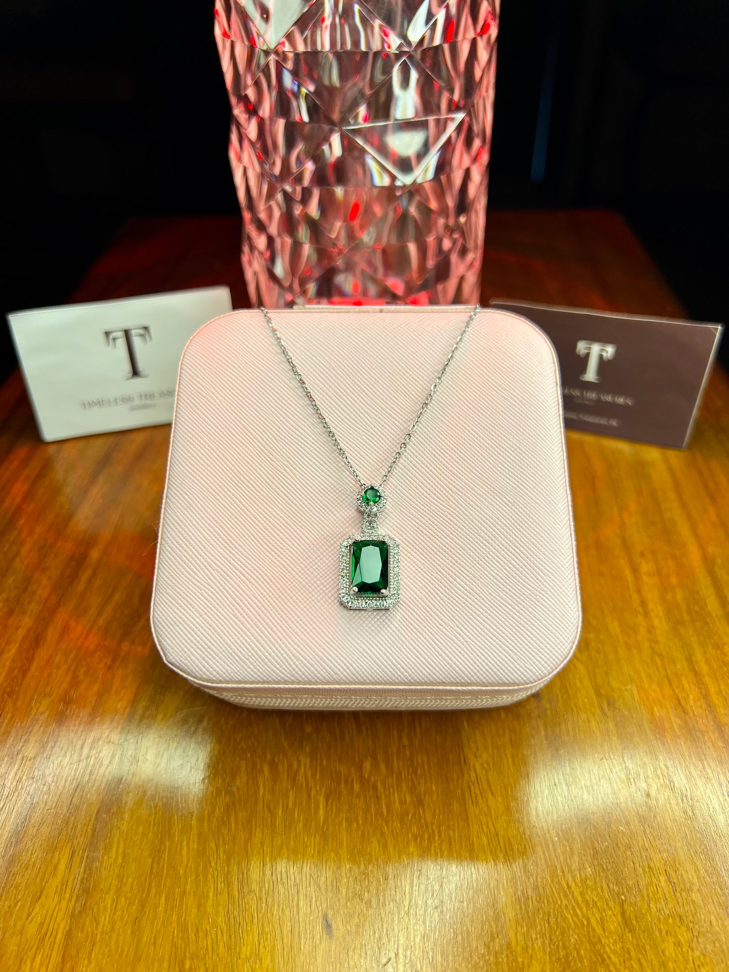 Premium Quality Stainless Steel Stone Necklace