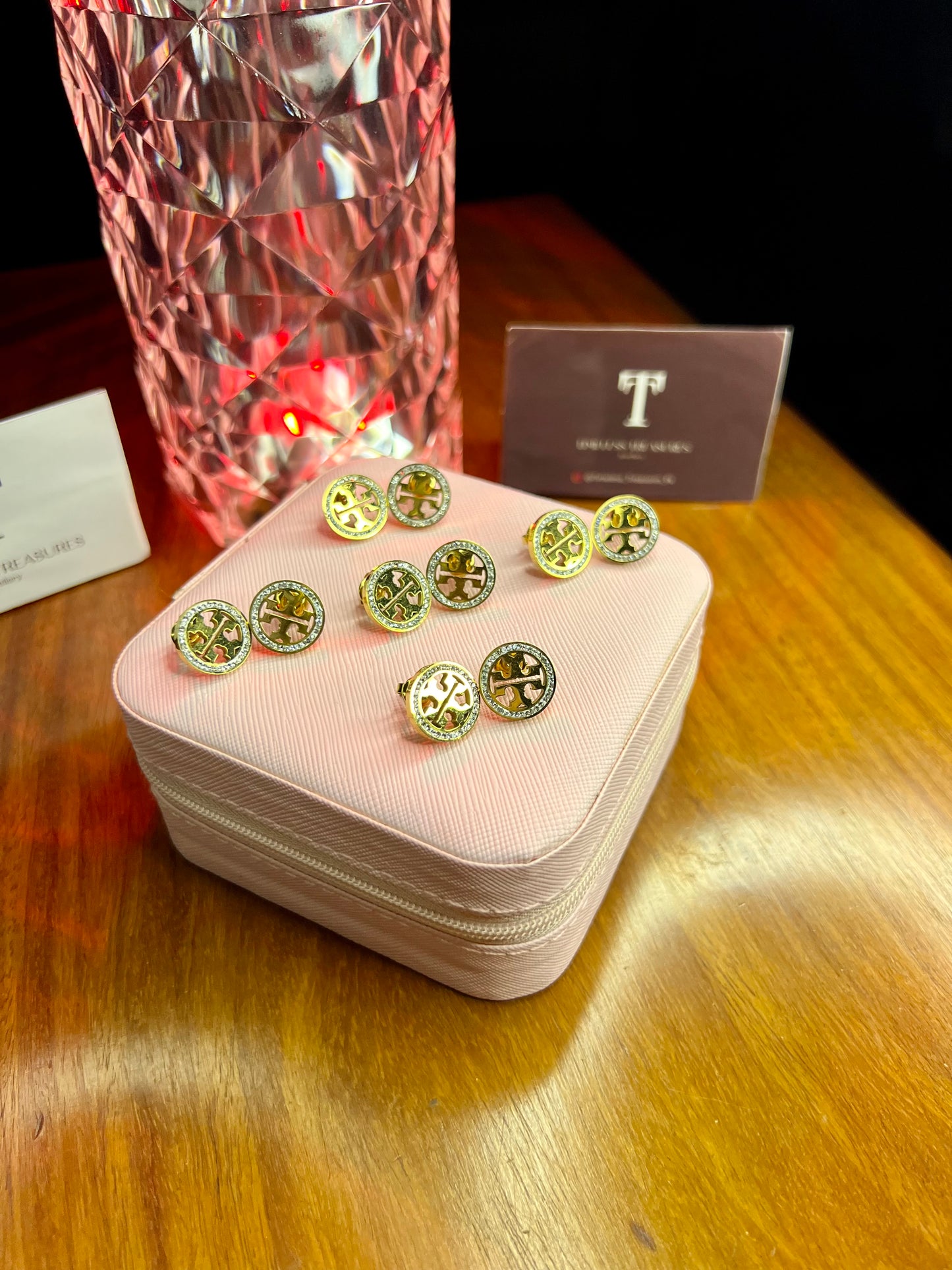 Premium Quality Stainless Steel 18k Tory Classic EarStuds