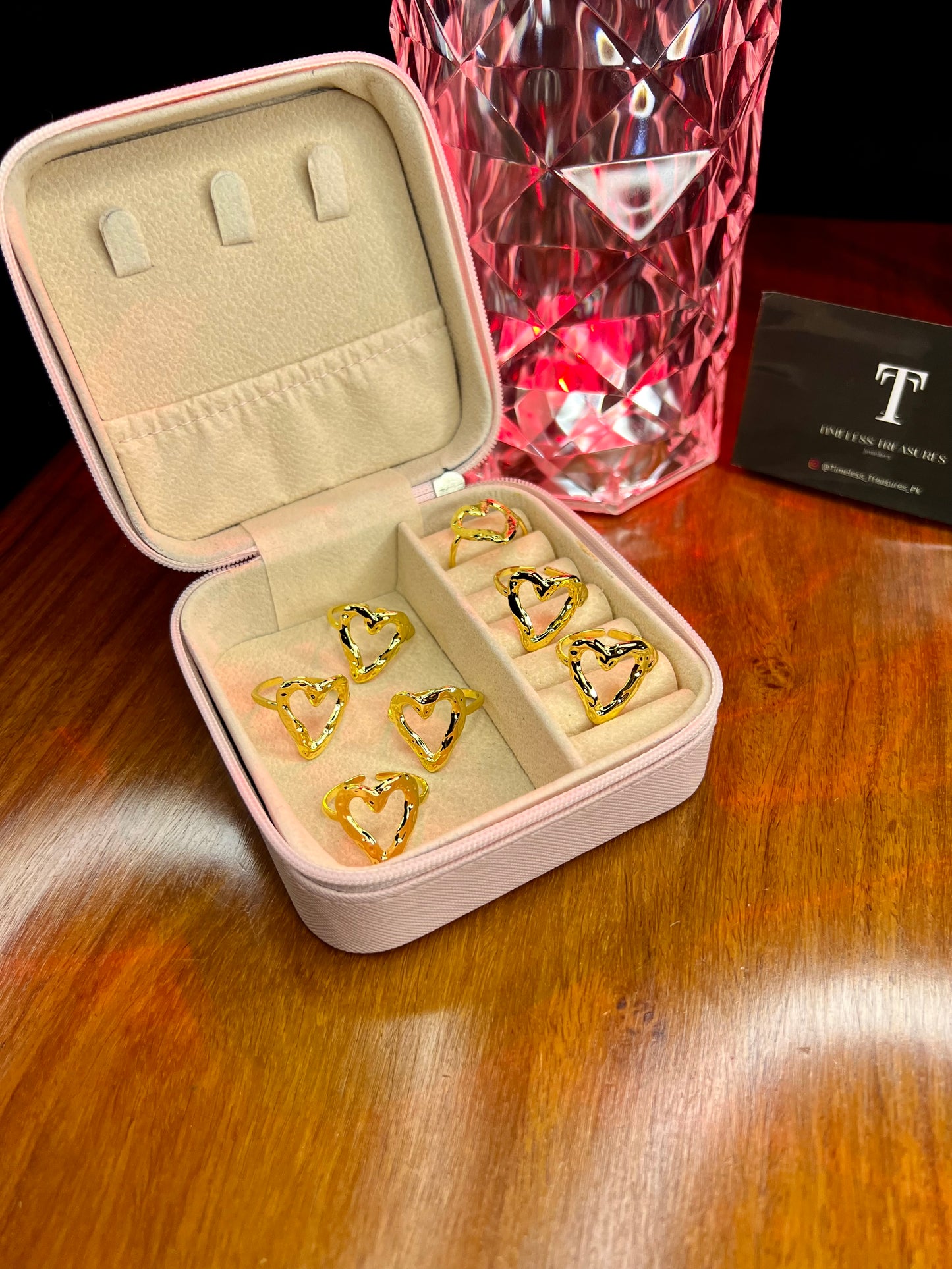 Premium Quality Stainless Steel 18k Eternal Ember Ring