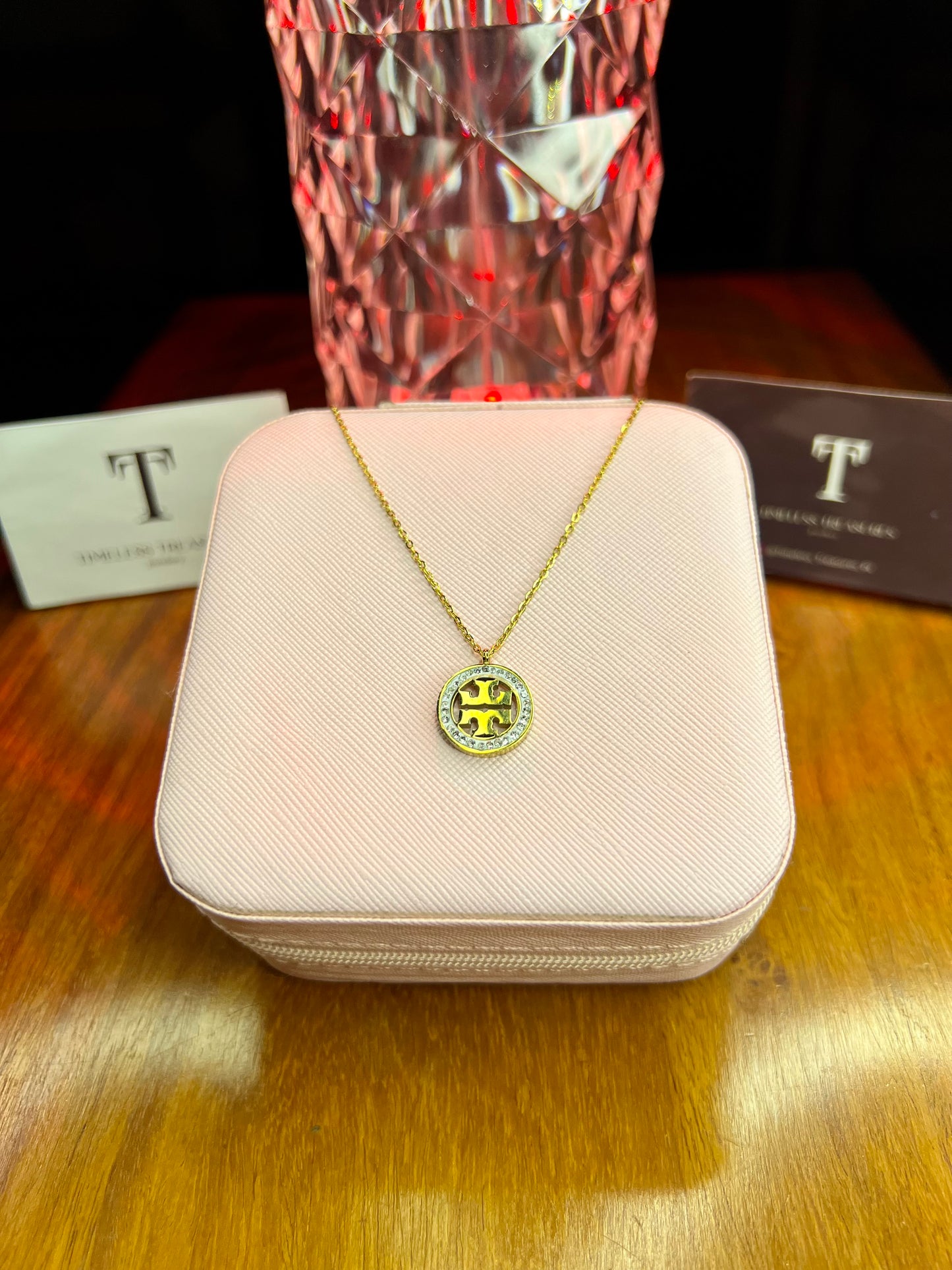 Premium Quality Stainless Steel 18k Tory Classic Necklace