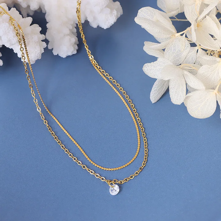 Premium Quality Stainless Steel 18k Pure Grace Anklet + Bracelet