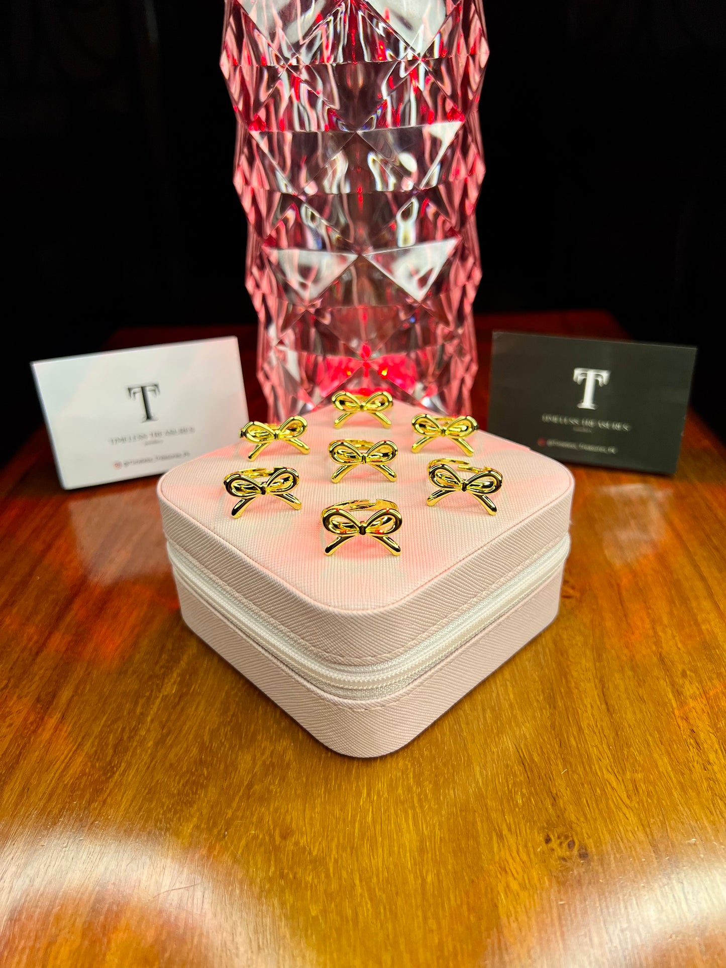 Premium Quality Stainless Steel 18k Bow 🎀 Ring