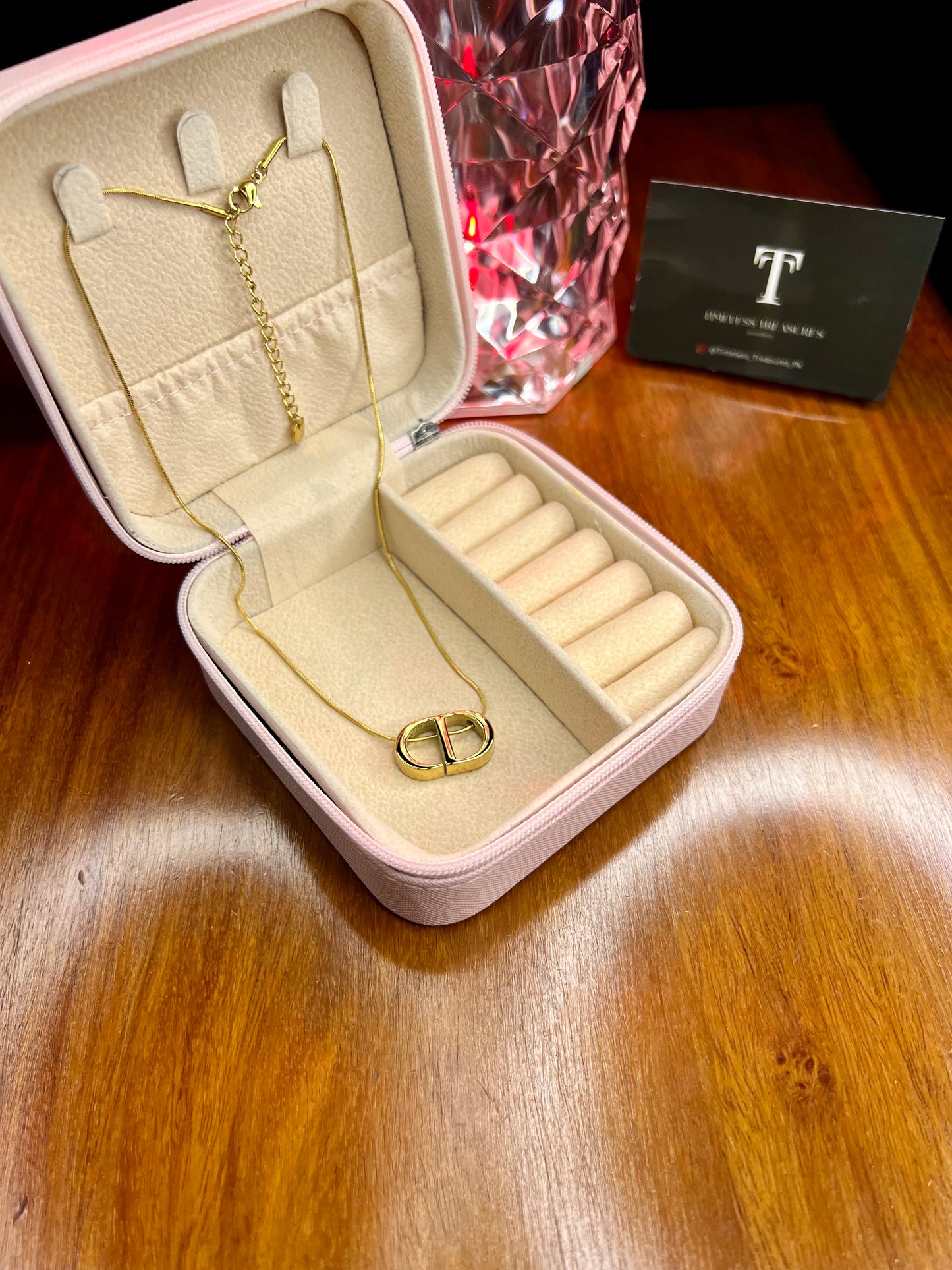 Premium Quality Stainless Steel 18k Dior Gold Necklace