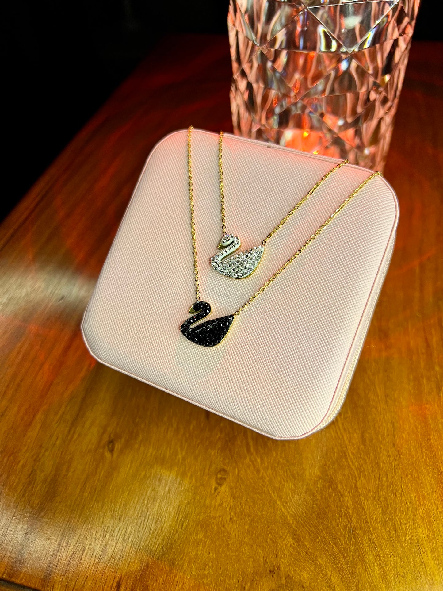 Premium Quality Stainless Steel 18k Swan Necklace
