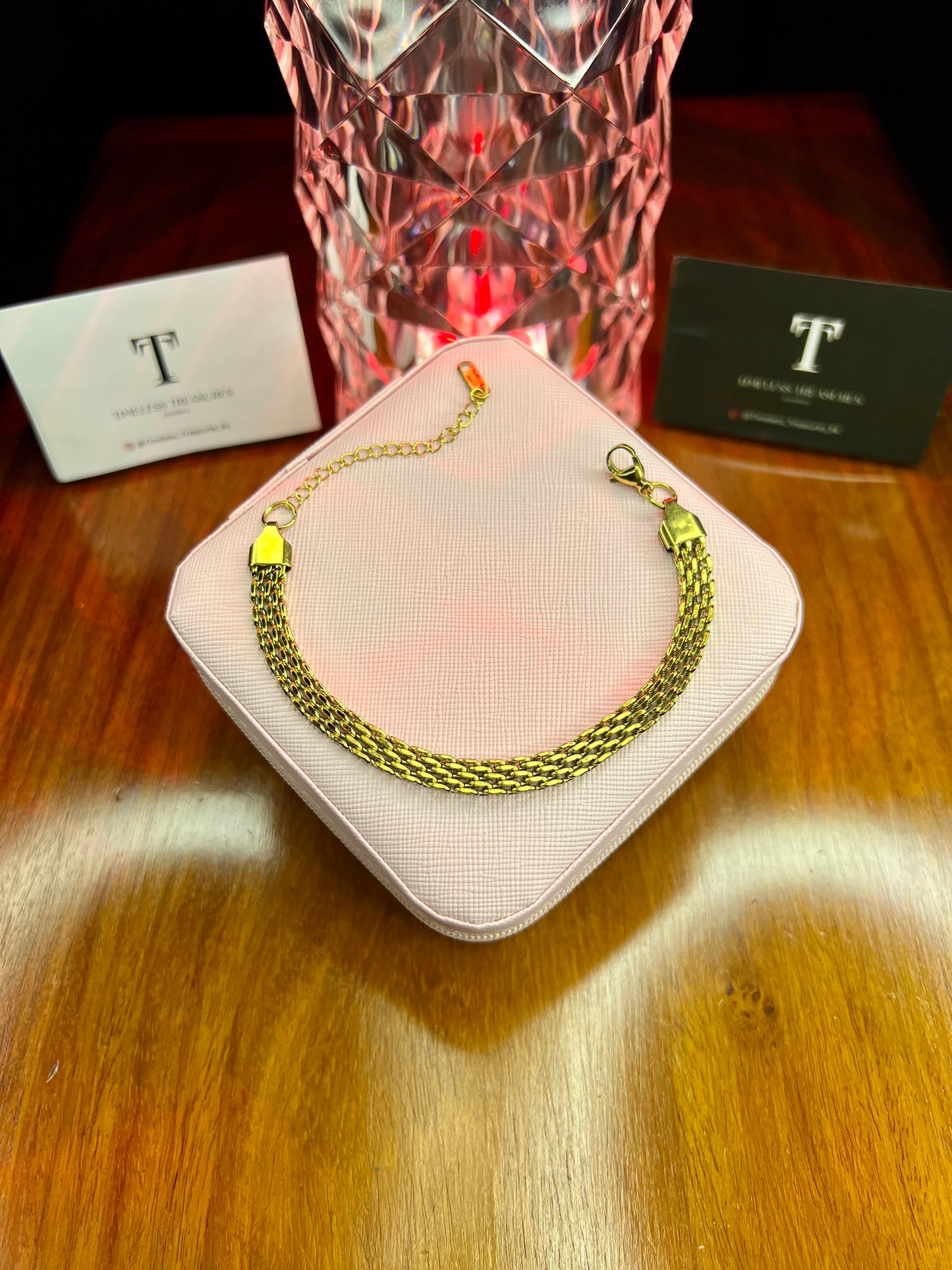 Premium Quality Stainless Steel 18k SlimMesh Elegance