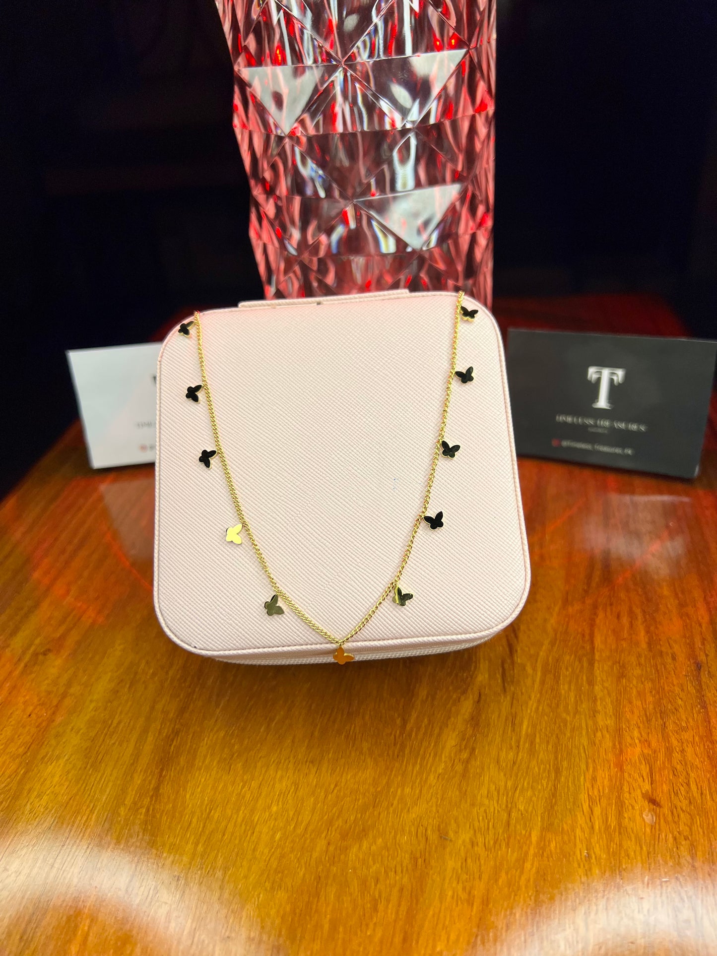 Premium Quality Stainless Steel 18k Butterfly Bliss Chain