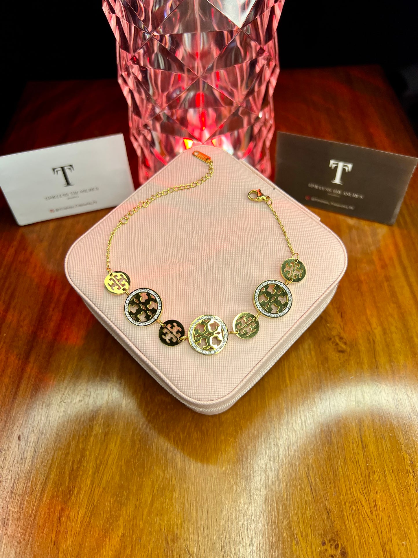 Premium Quality Stainless Steel 18k Tory Luxury Bracelet