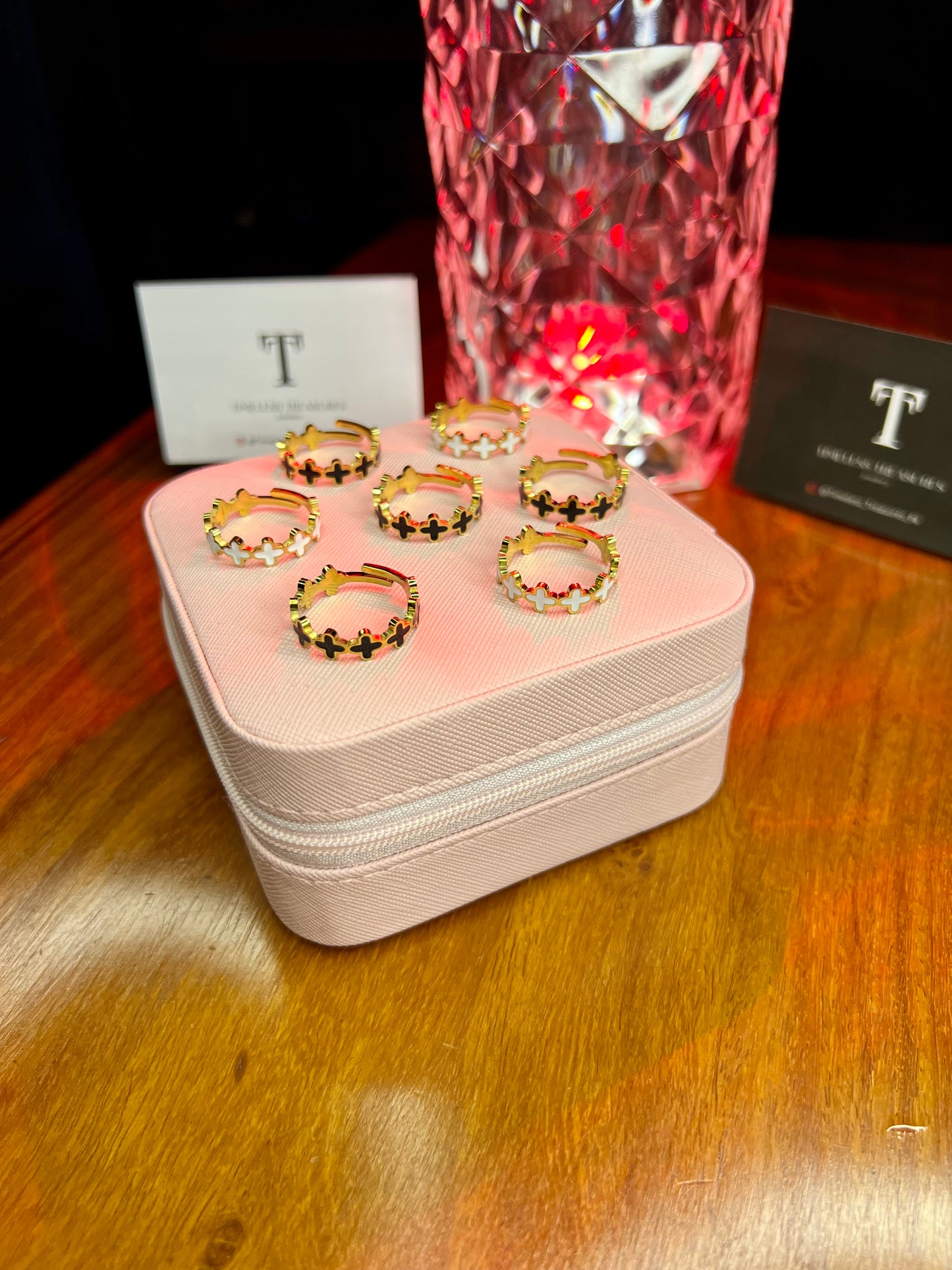 Premium Quality Stainless Steel 18k Multi Clove Ring