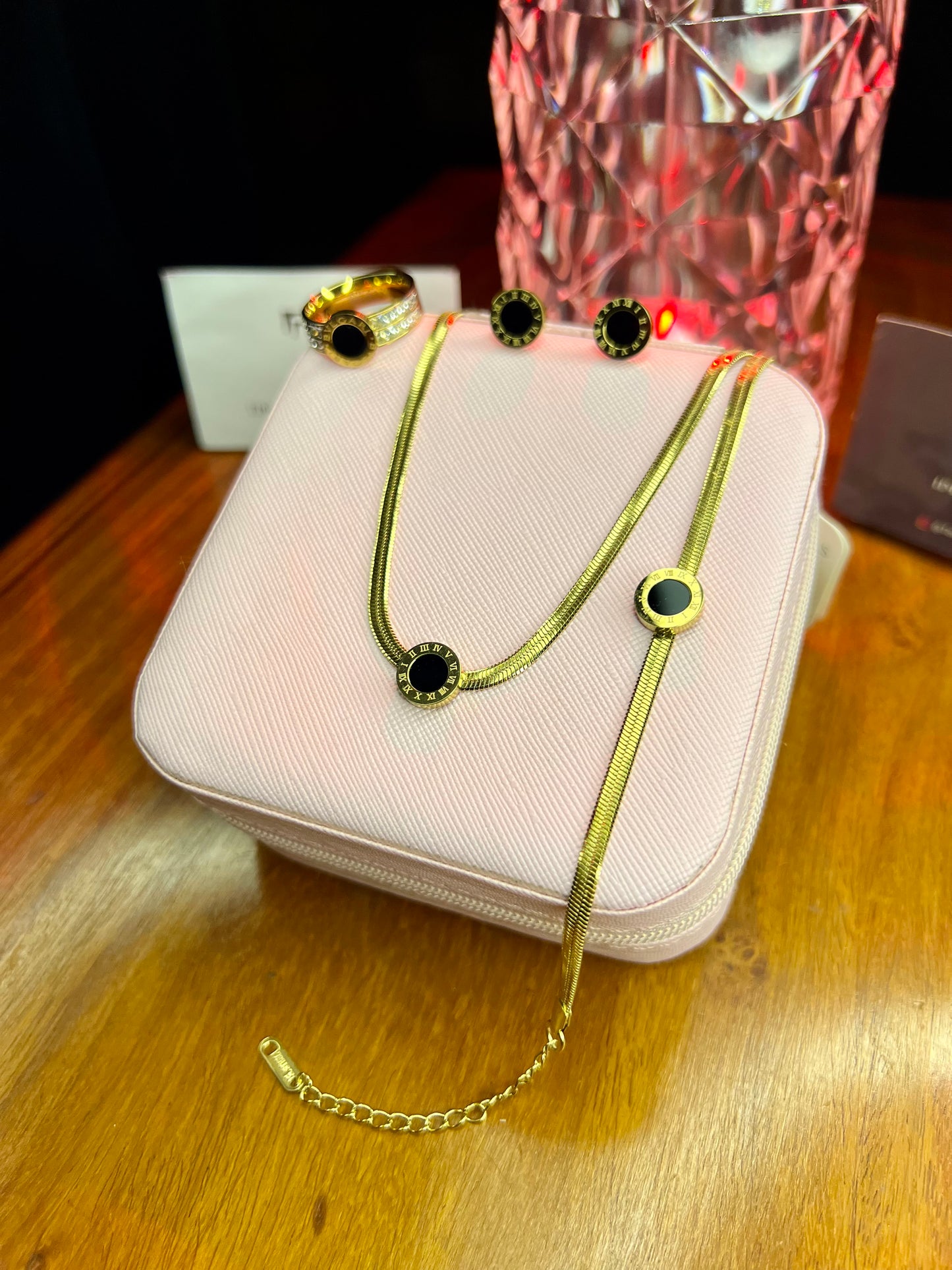 Premium Quality Stainless Steel 18k Roman 4pc Set