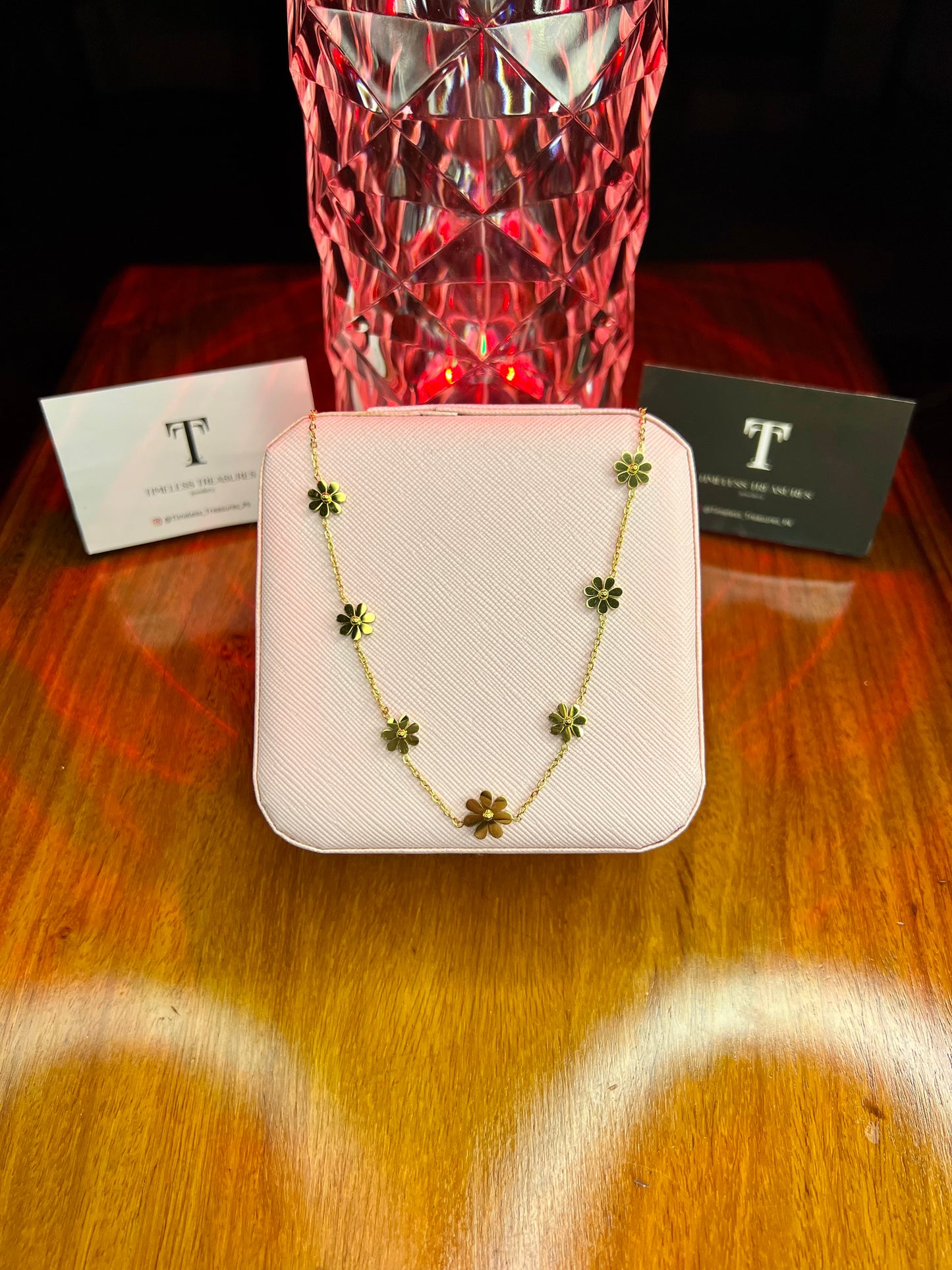 Premium Quality Stainless Steel 18k Blossom Luxury Necklace