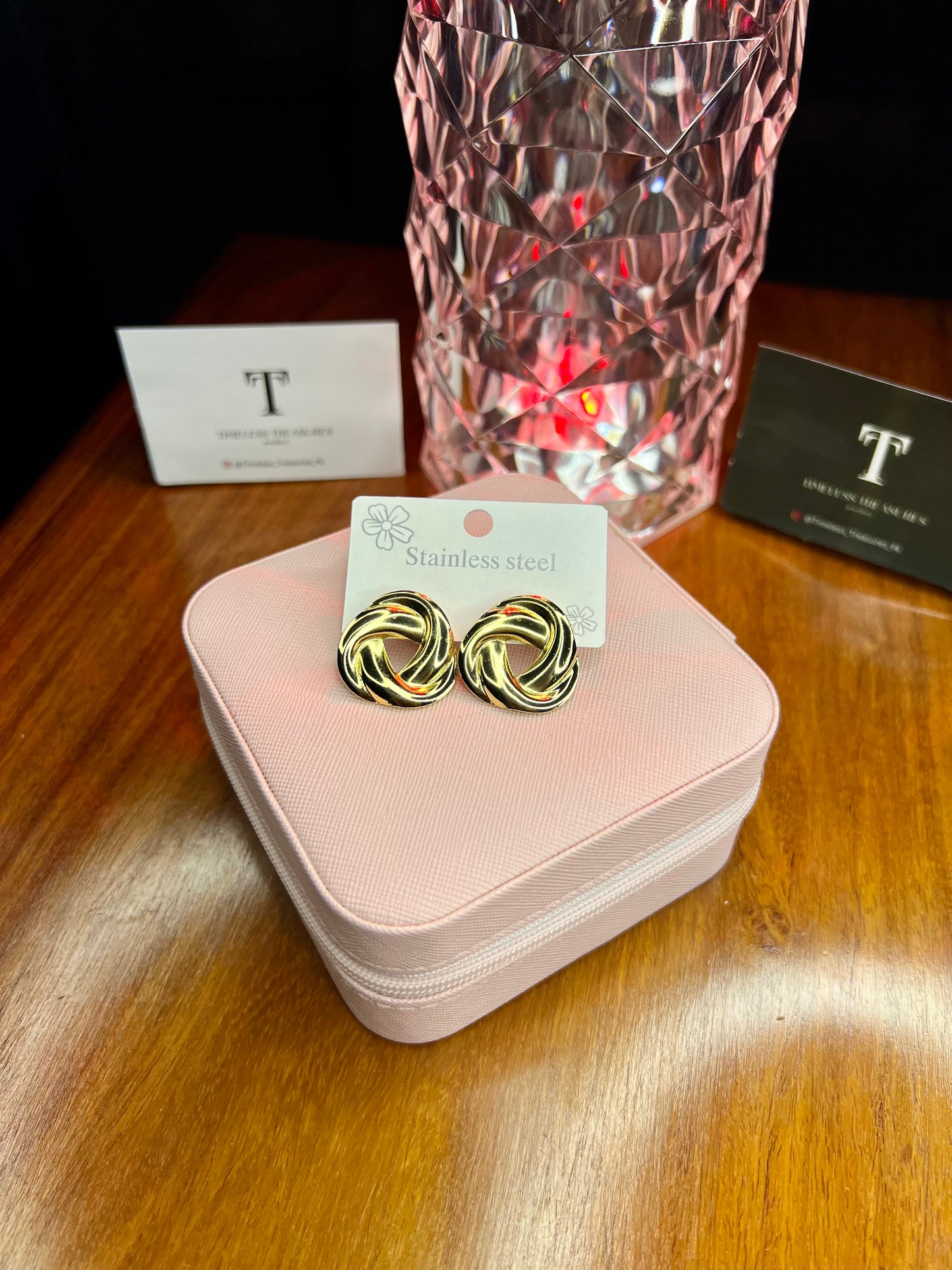 Premium Quality Stainless Steel 18k Loop Earrings