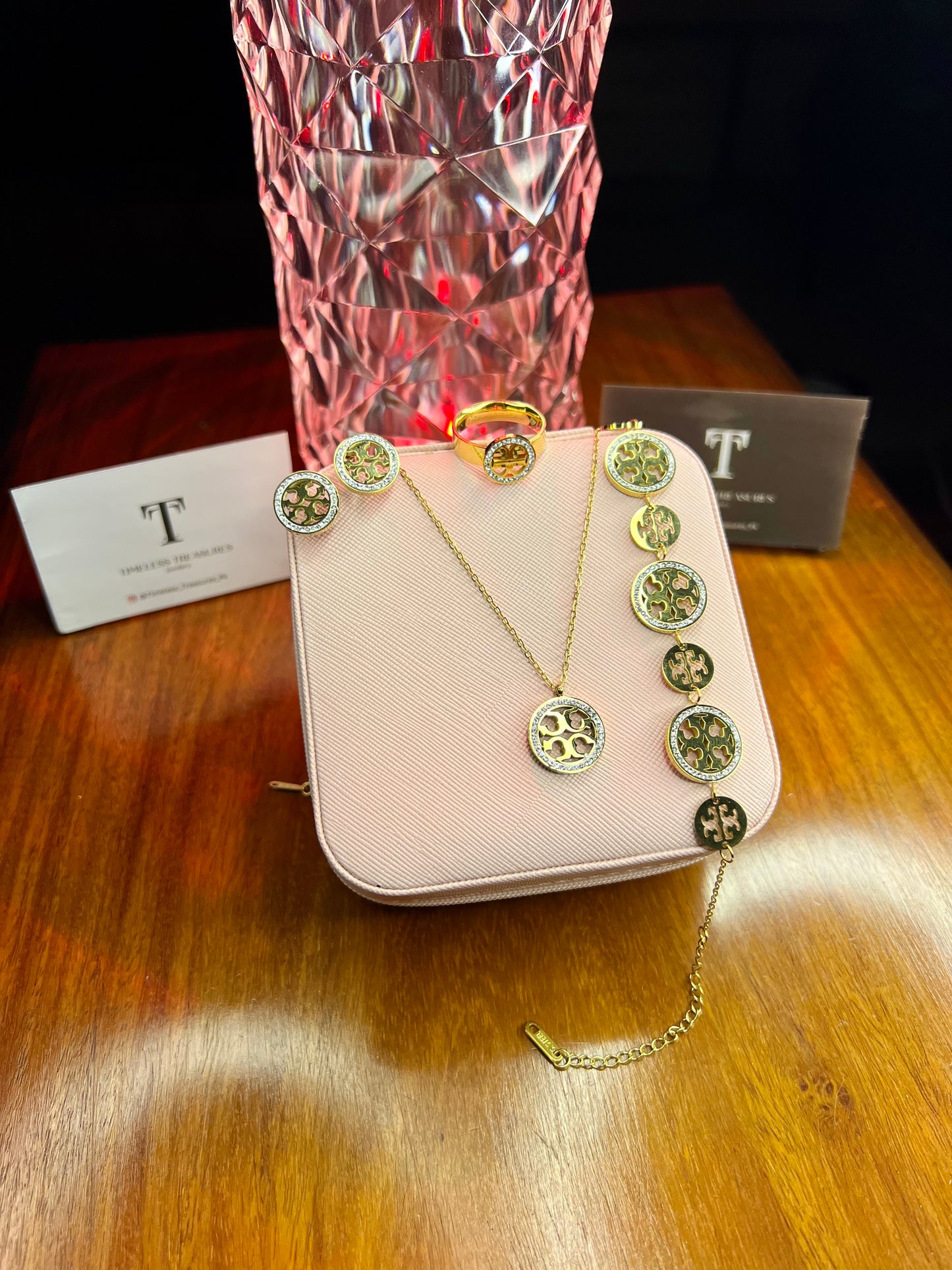 Premium Quality Stainless Steel 18k Tory 4pc Set