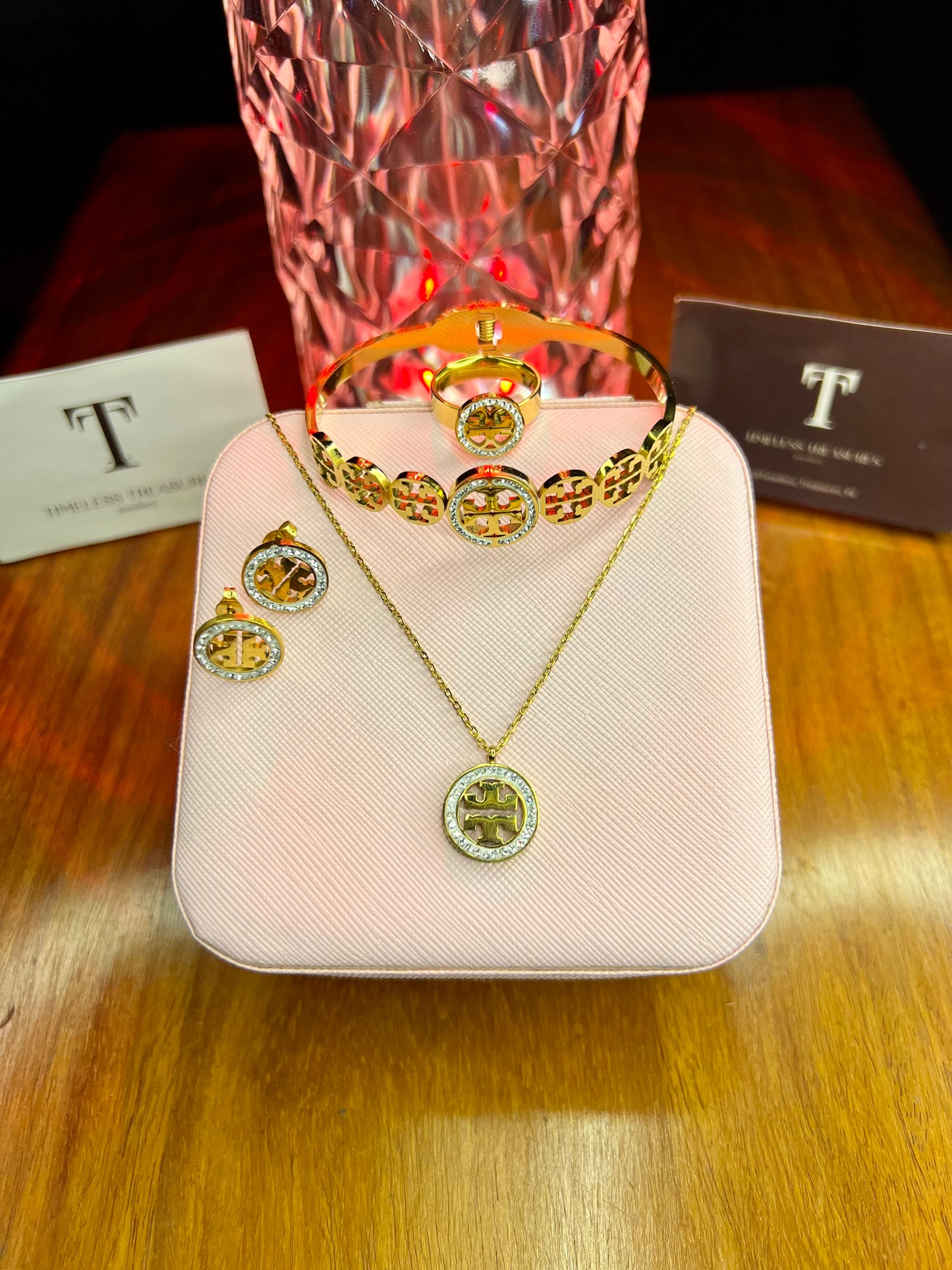 Premium Quality Stainless Steel 18k Tory Classic 4pc Complete Set