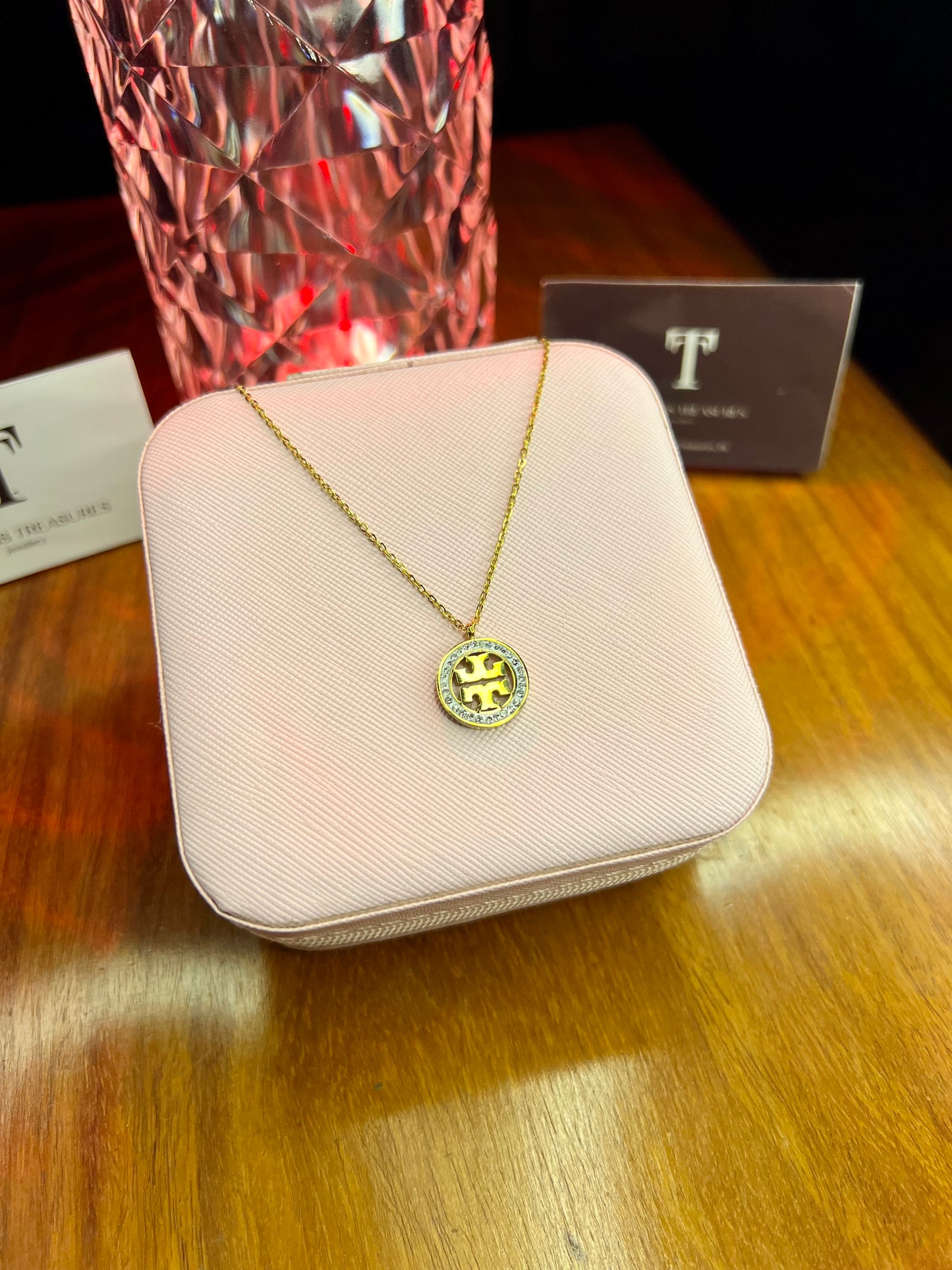 Premium Quality Stainless Steel 18k Tory Classic Necklace