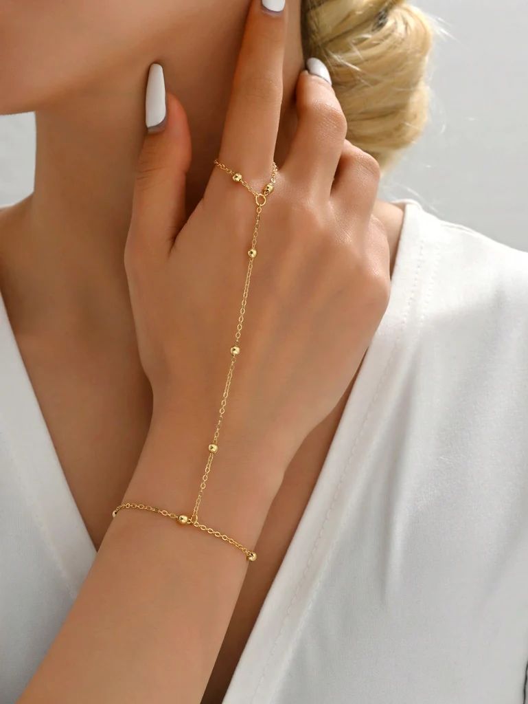 Premium Quality Stainless Steel 18k Ball Anja Bracelet