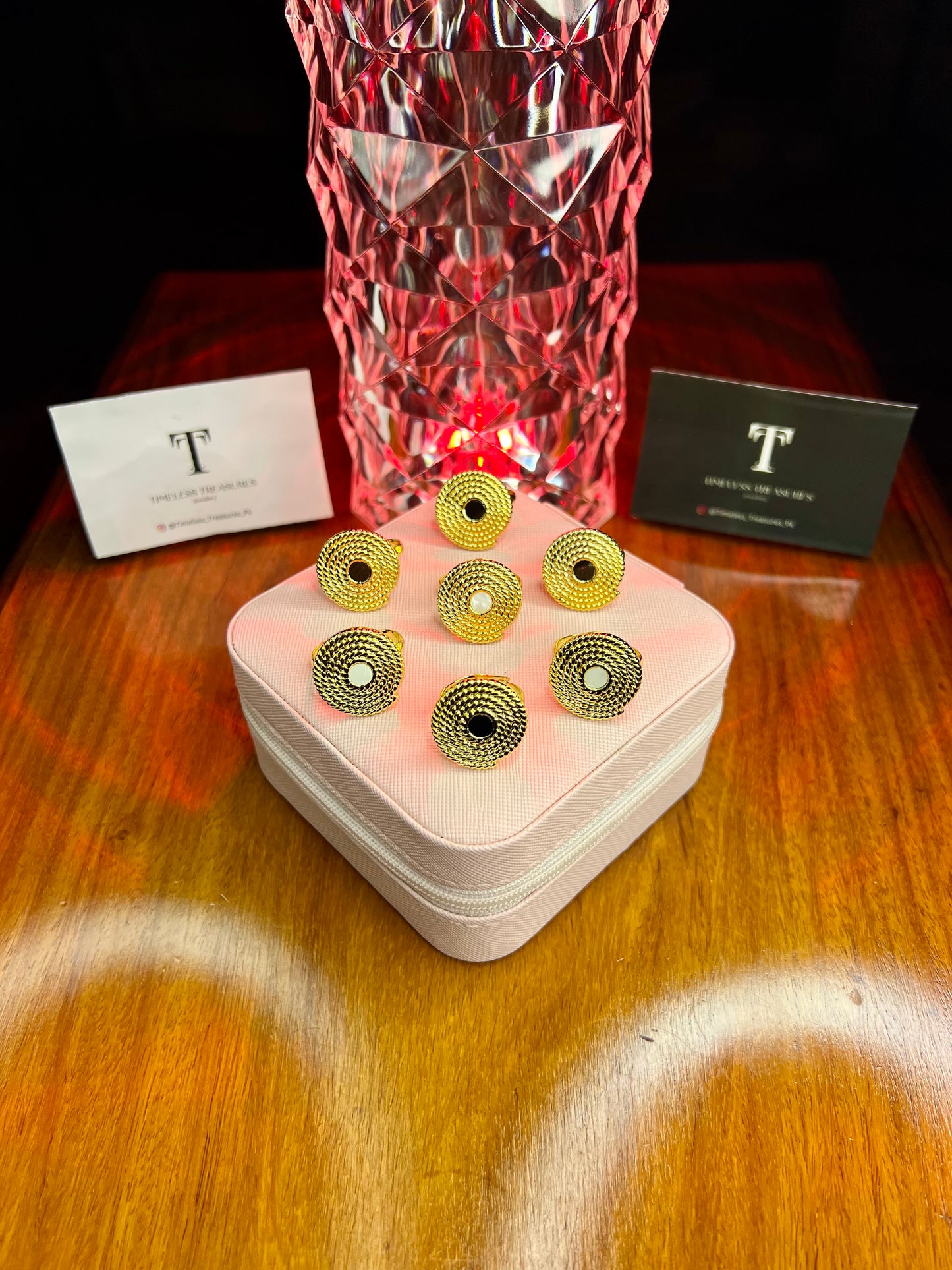 Premium Quality Stainless Steel 18k Solar Bloom Ring