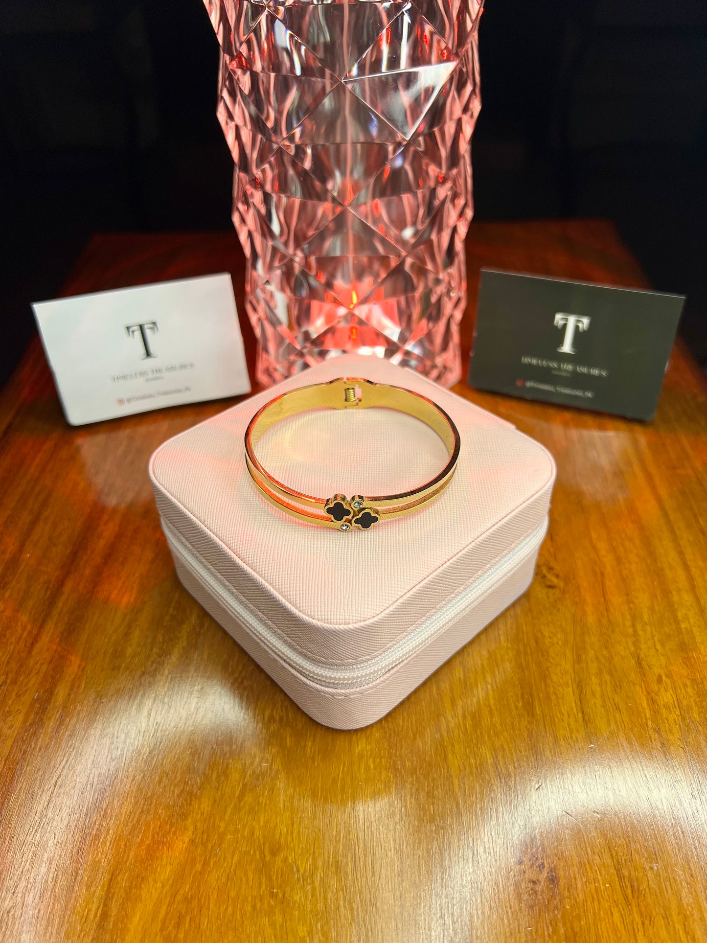 Premium Quality Stainless Steel 18k Double Clove Handcuff