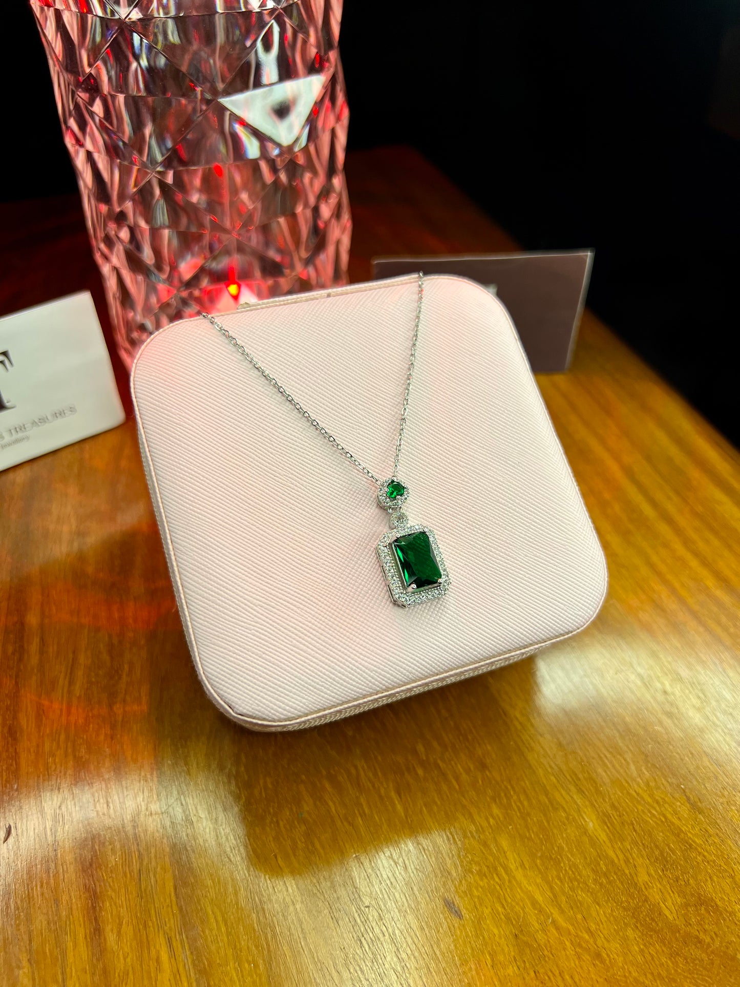 Premium Quality Stainless Steel Stone Necklace