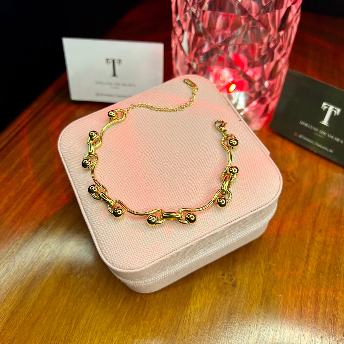 Premium Quality Stainless Steel 18k Hiphop Knot Bracelet