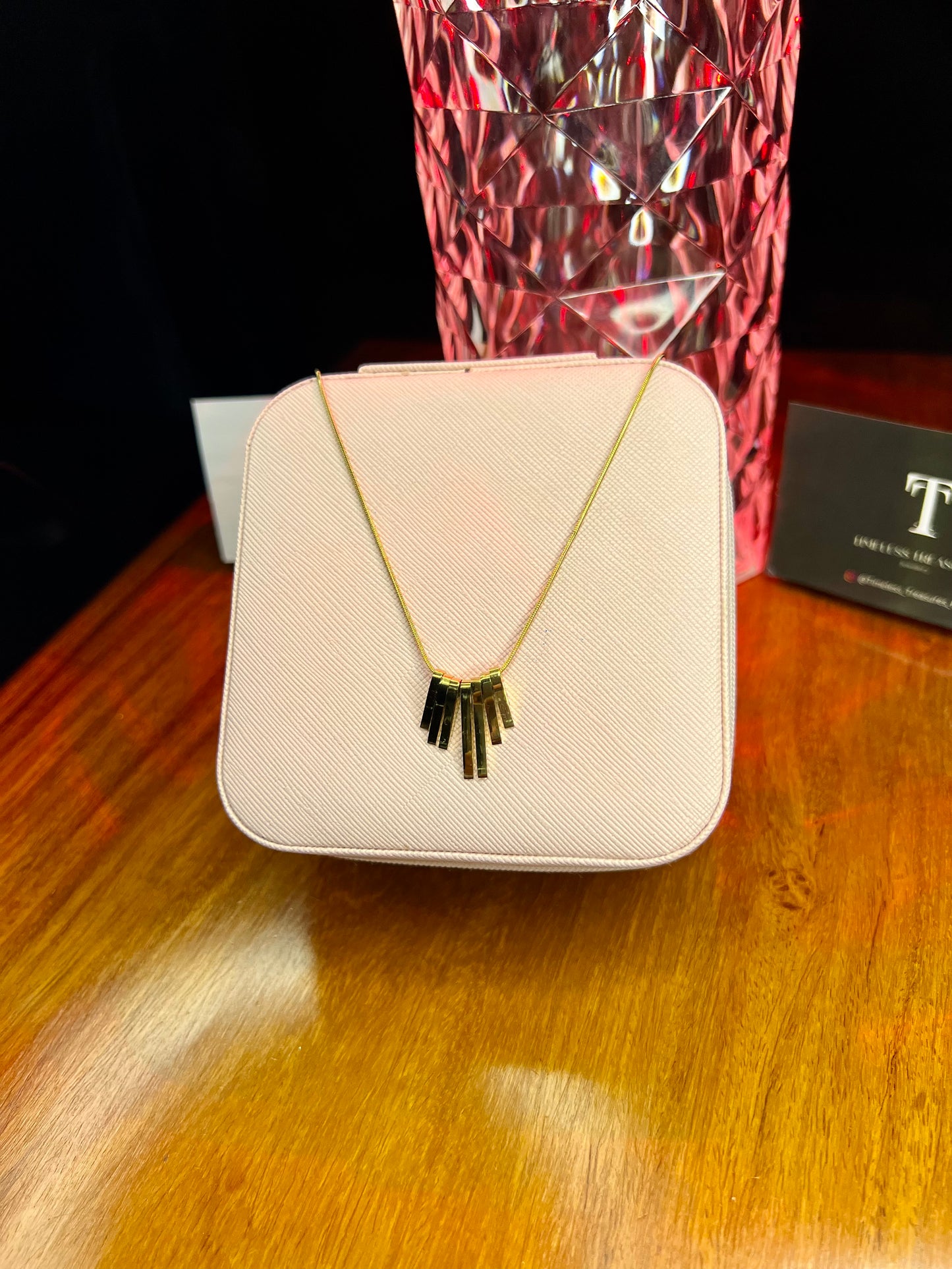 Premium Quality Stainless Steel 18k Drop Necklace