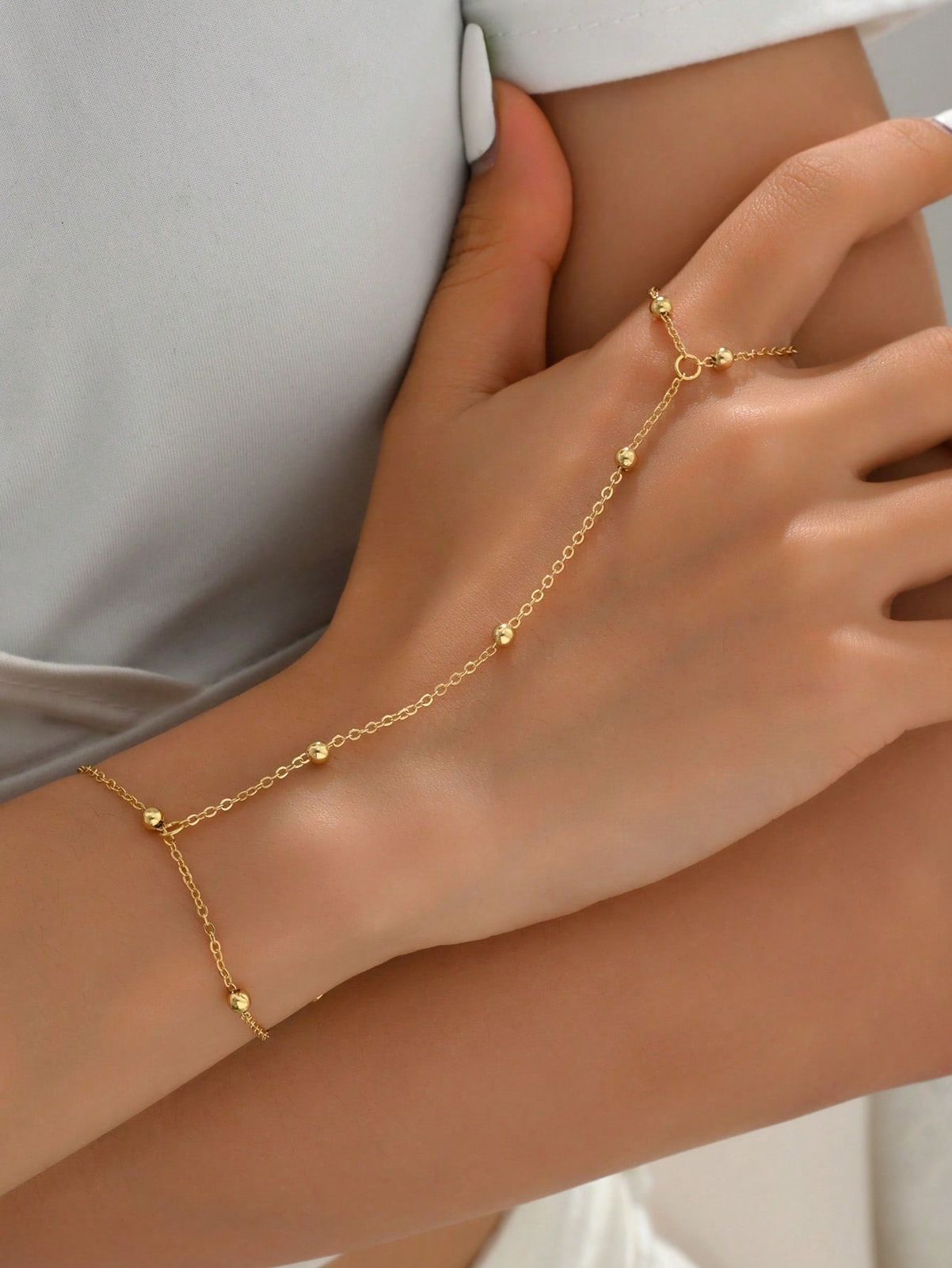Premium Quality Stainless Steel 18k Ball Anja Bracelet
